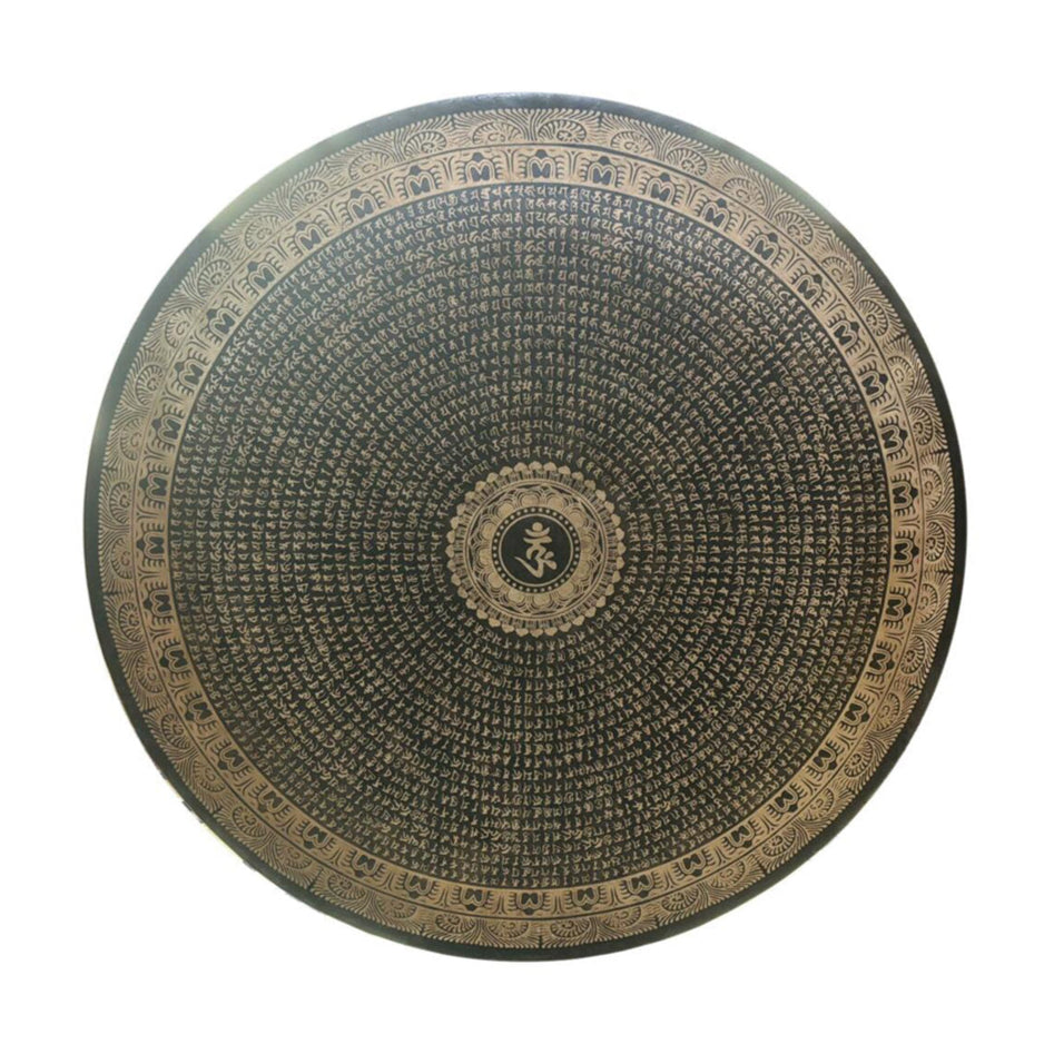 Instrument Chau Gong ancien de 18 à 36 pouces avec motifs