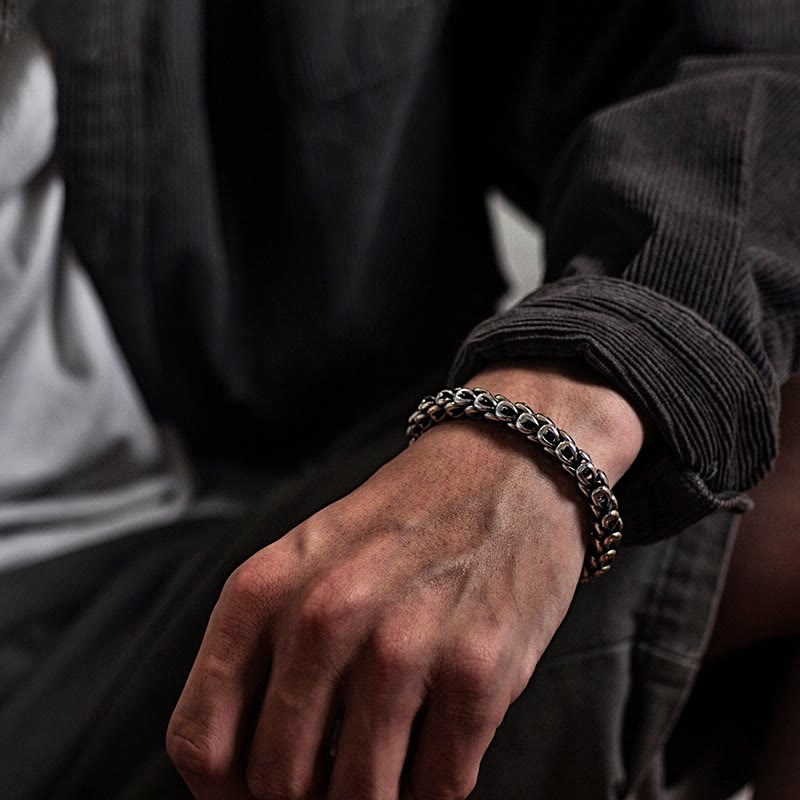 Bracelet Success en cuivre à motif écailles de dragon de 18 cm