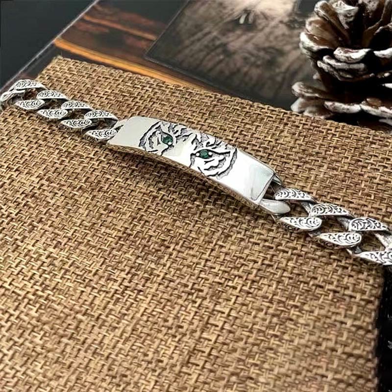 Bracelet porte-bonheur en cuivre de 18 cm, motif floral de la dynastie Tang