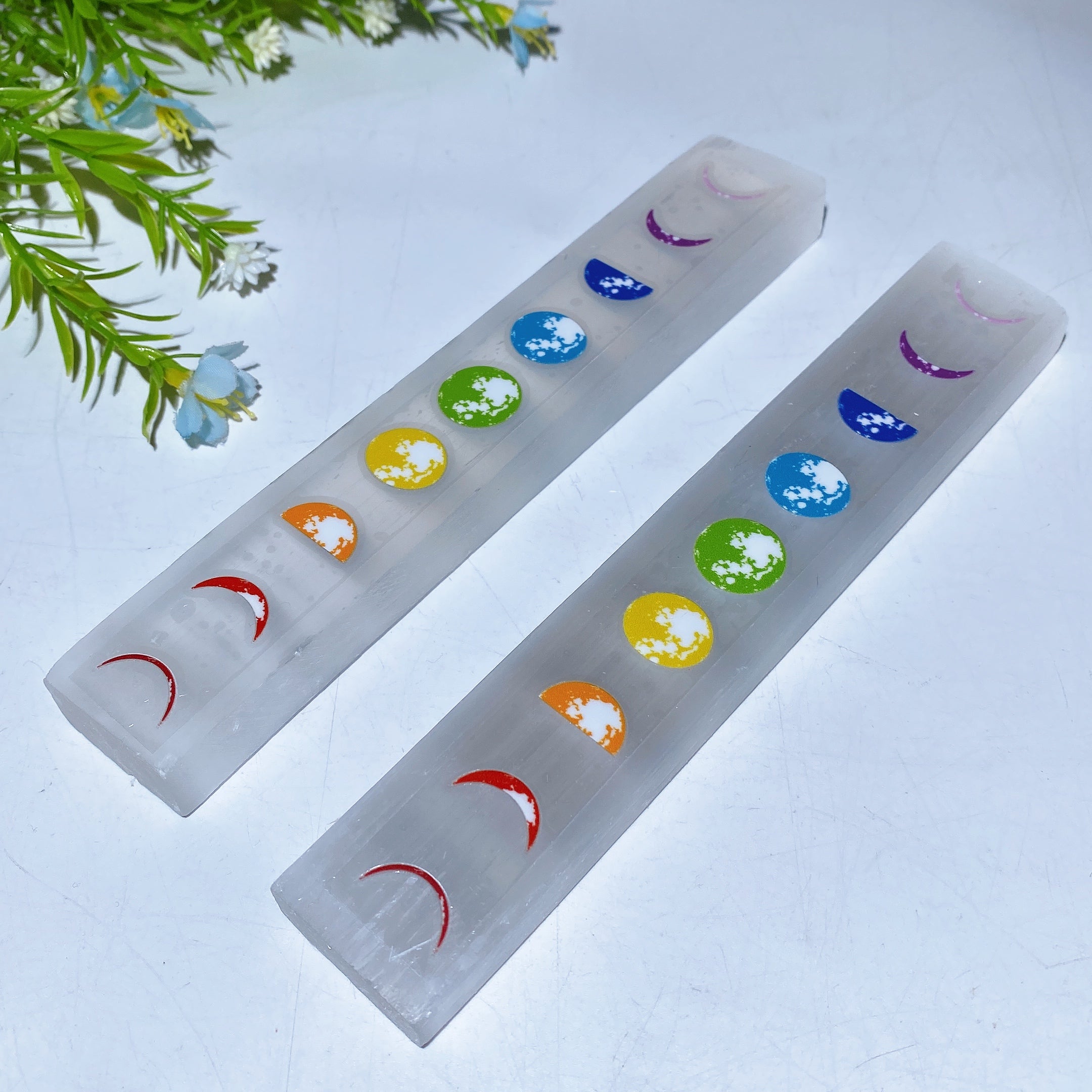 18cm Selenite Chakra Healing Wand for Energy Balance