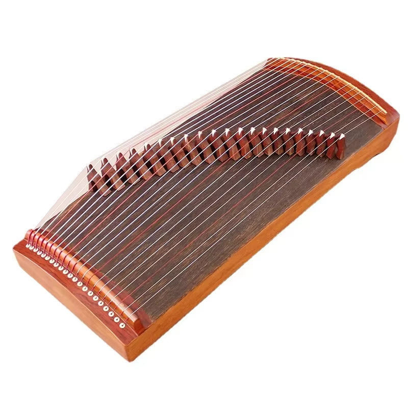 68Cm Portable Mini Guzheng 21 Strings Solid Wood Chinese Zither Beginner Finger Training Device Guzheng with Accessories Gifts