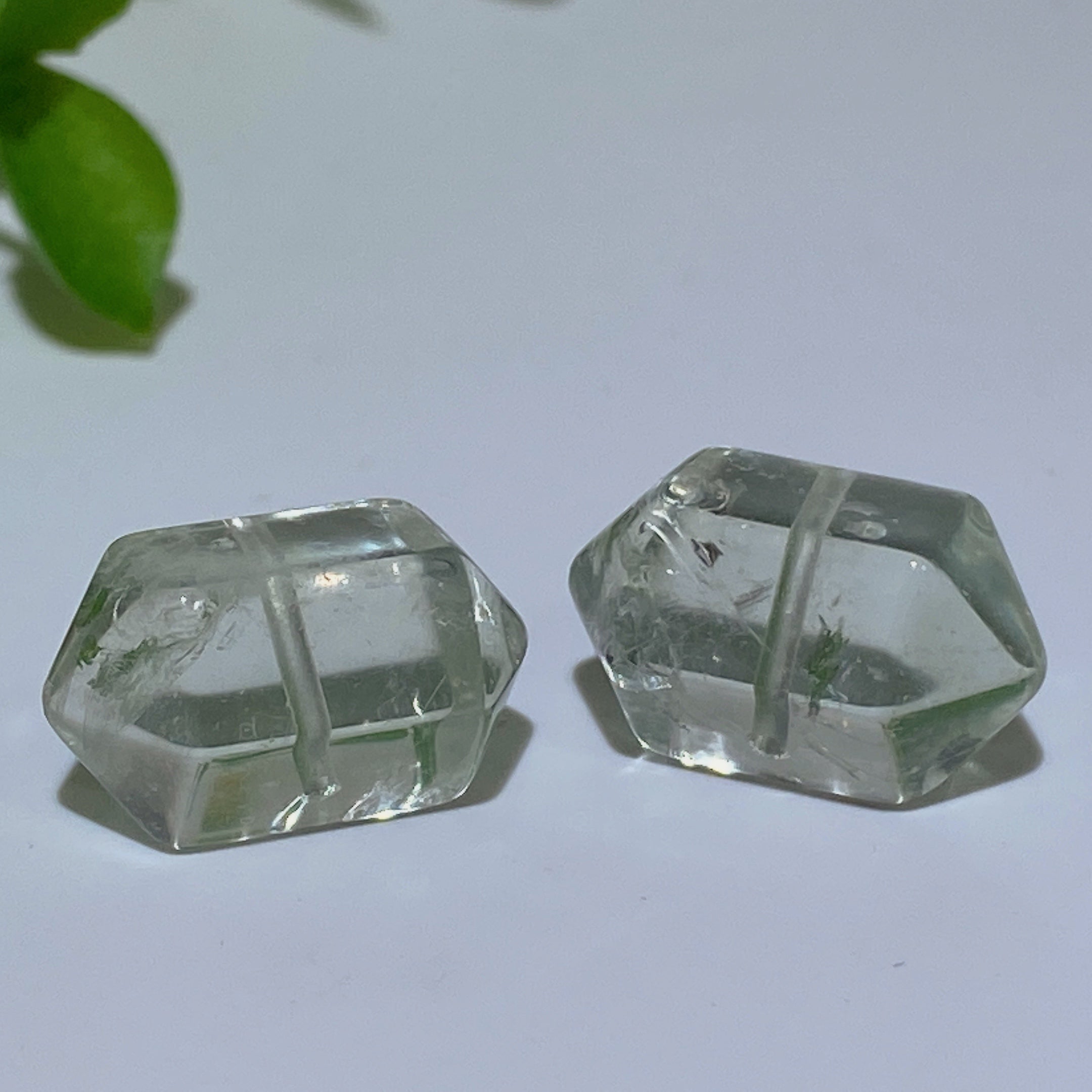 18mm Citrine & Green Quartz Pendant for Healing Energy