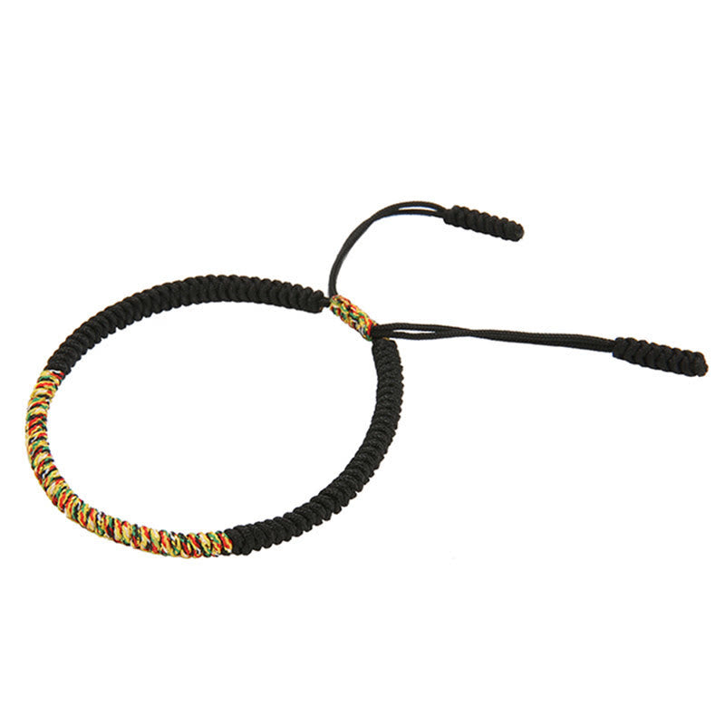 Multicolor Tibetan King Kong Knot Red String Bracelet