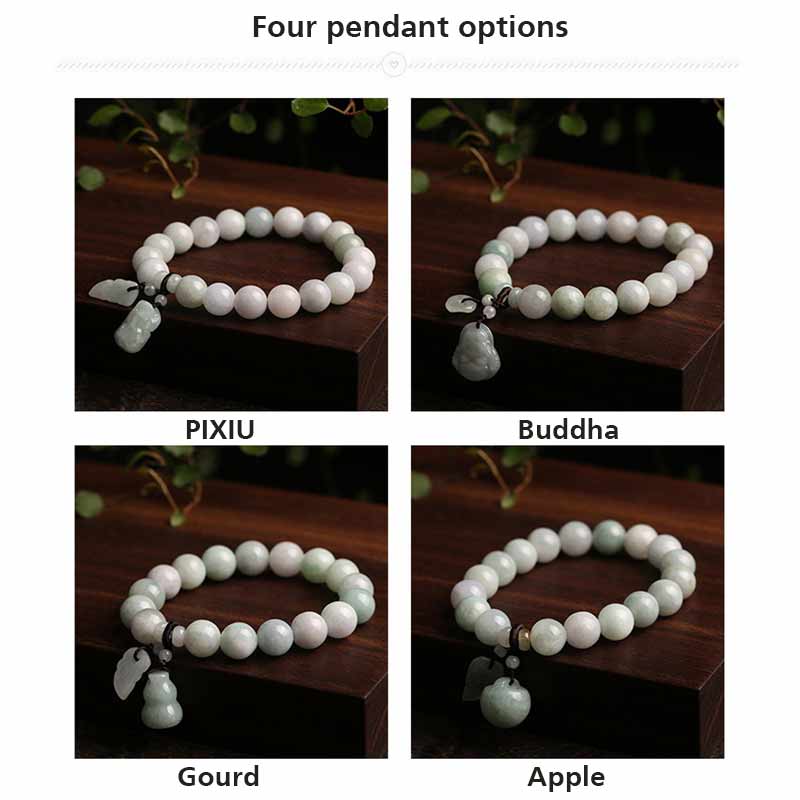 Jade Pixiu 10mm Success Bracelet for Prosperity & Wealth