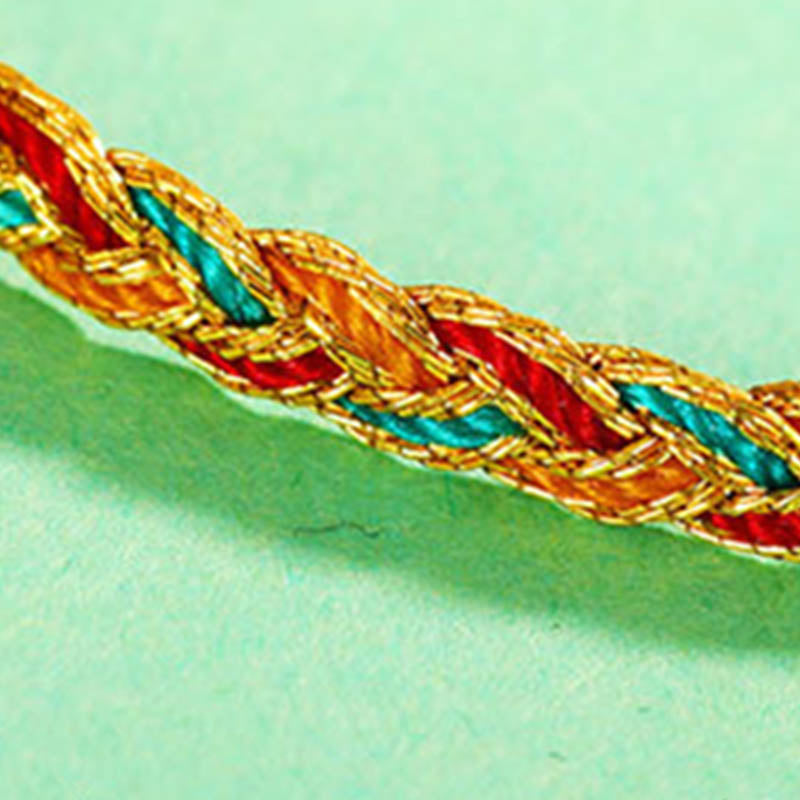Dragon Scale Braid String Bracelet | Protection & Strength
