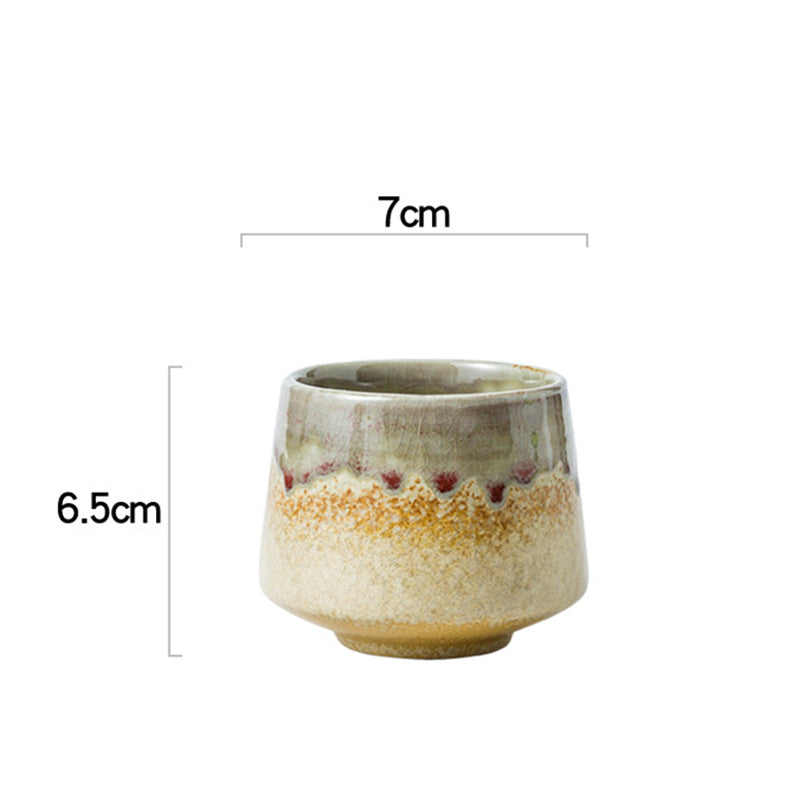 Retro Kiln Change Ceramic Coffee Mug 200ml