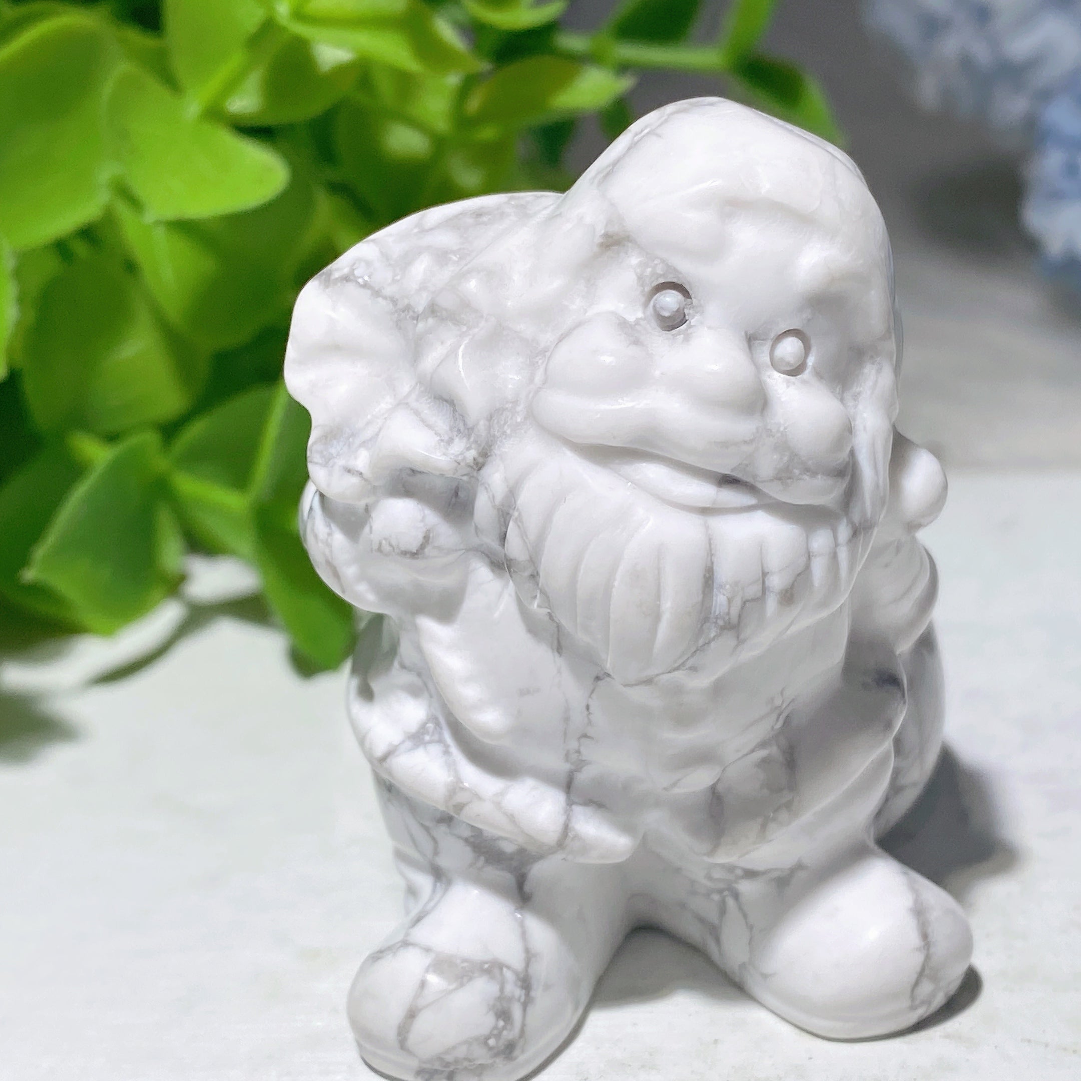 Figurines de Père Noël en cristal mixte de 5 à 6 cm pour la guérison
