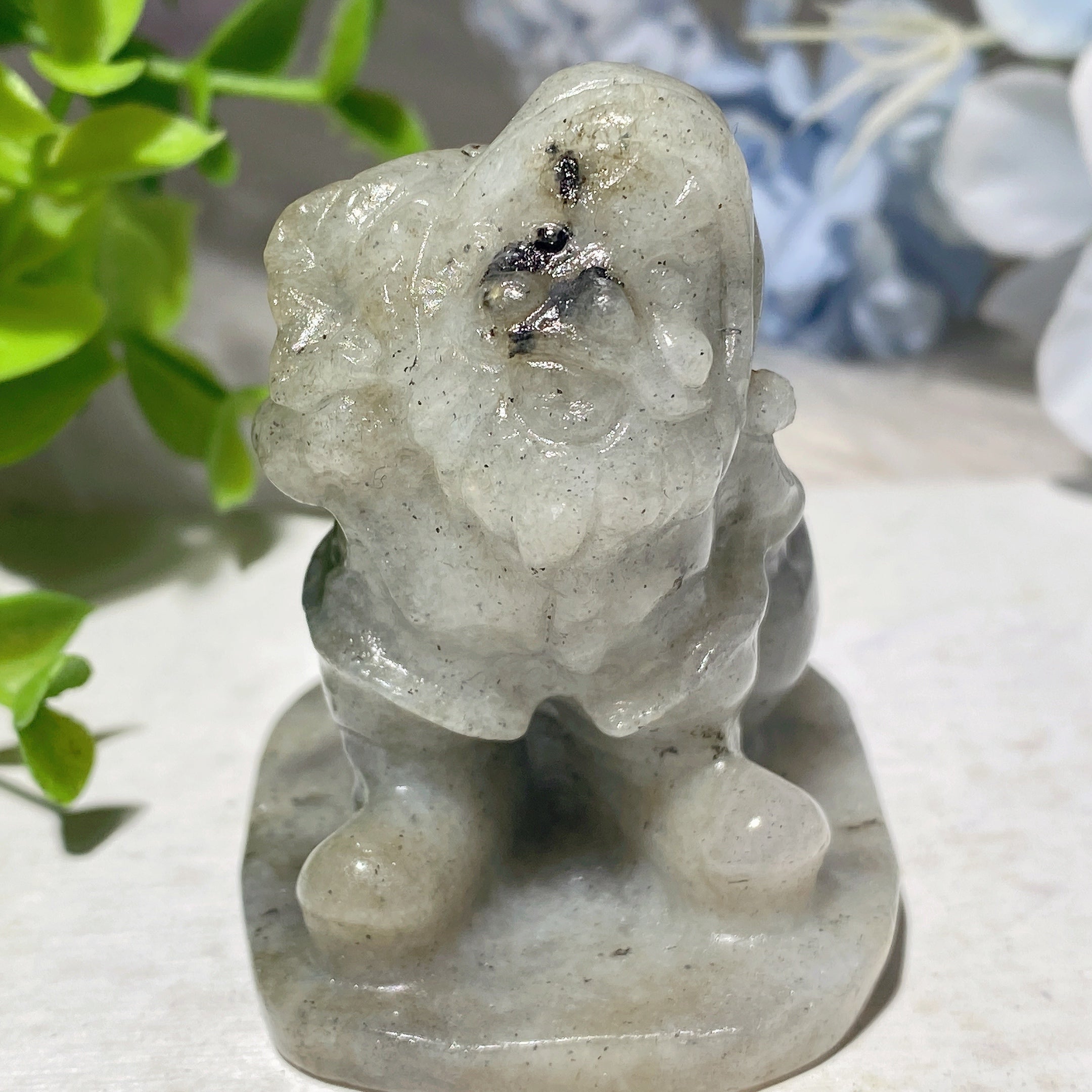 Figurines de Père Noël en cristal mixte de 5 à 6 cm pour la guérison