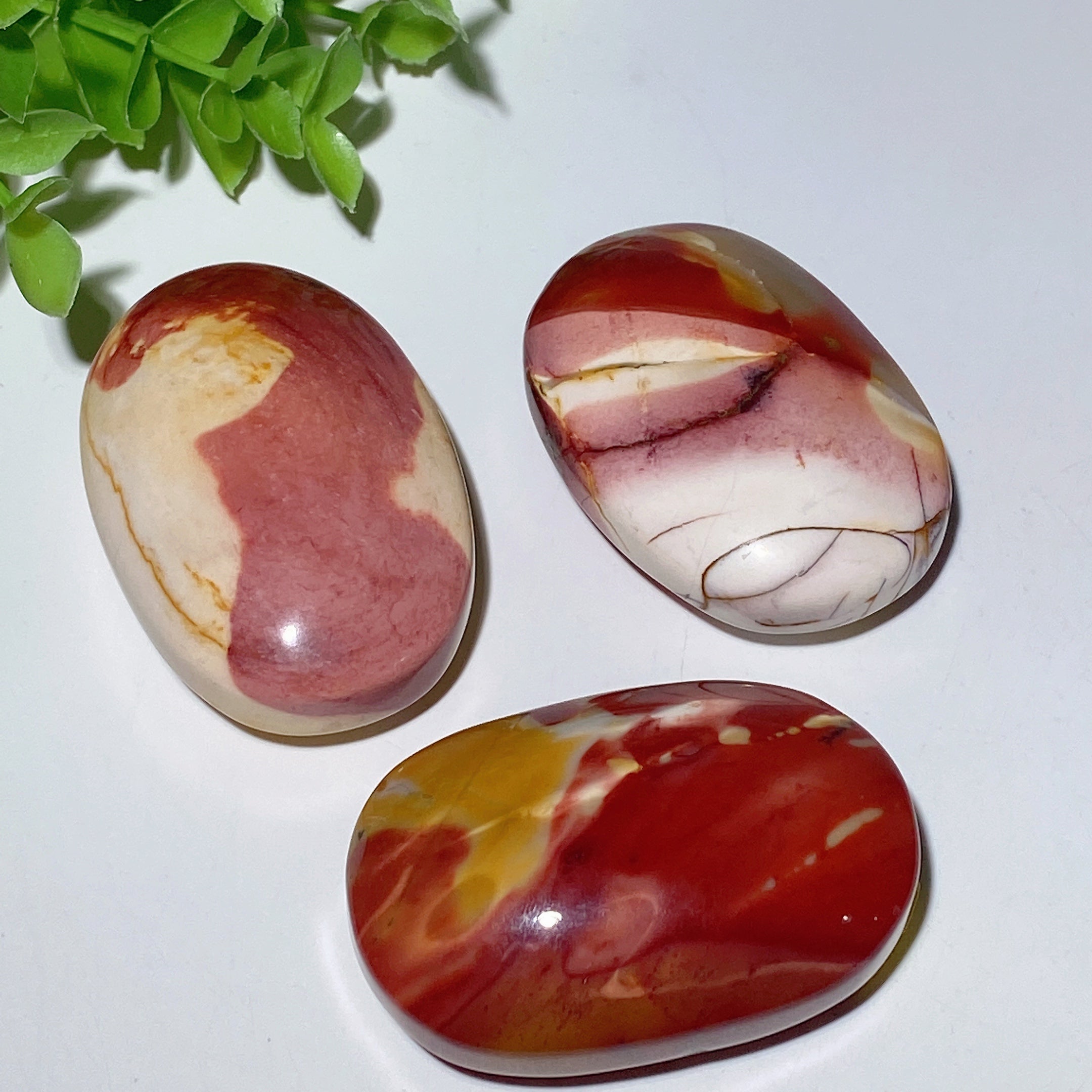 2.0-2.5 inch Mookite Crystal Palm Stone for Healing