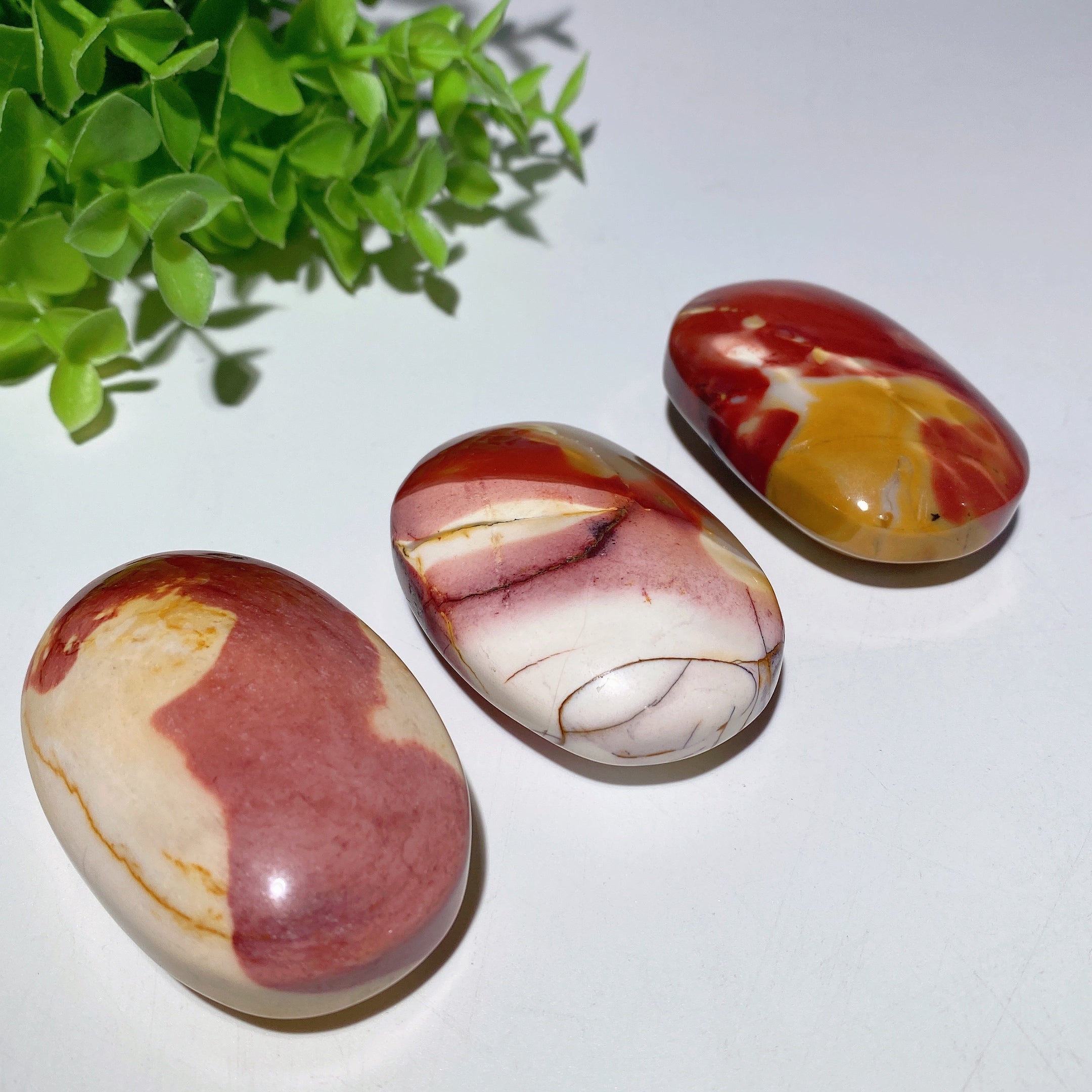 2.0-2.5 inch Mookite Crystal Palm Stone for Healing