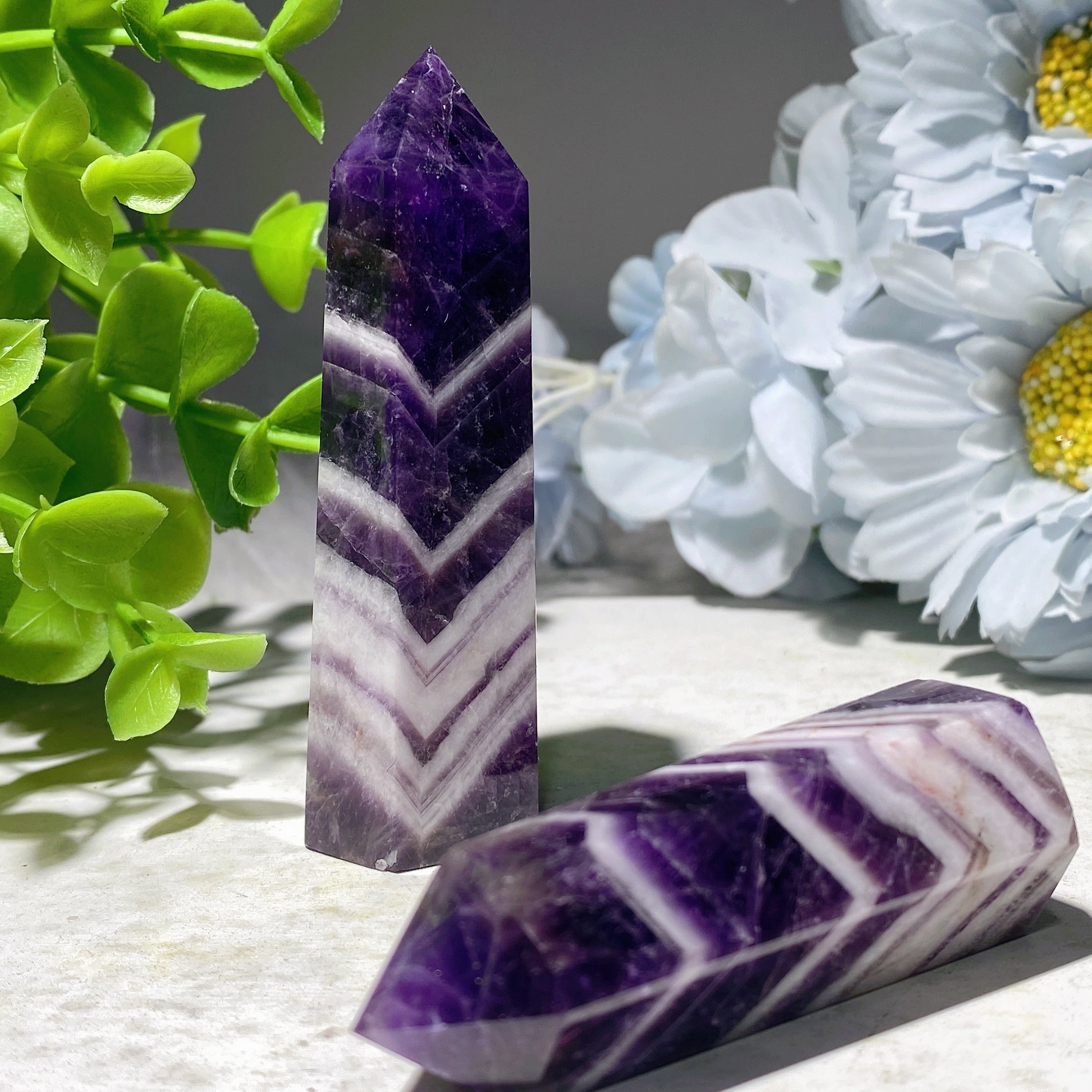 2.0-3.0" Amethyst Crystal Points for Healing Energy