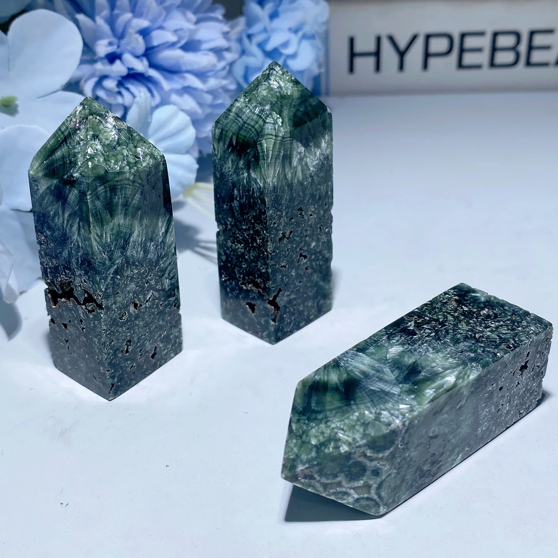 2.0-3.0 Inch Seraphinite Crystal Points for Healing Energy