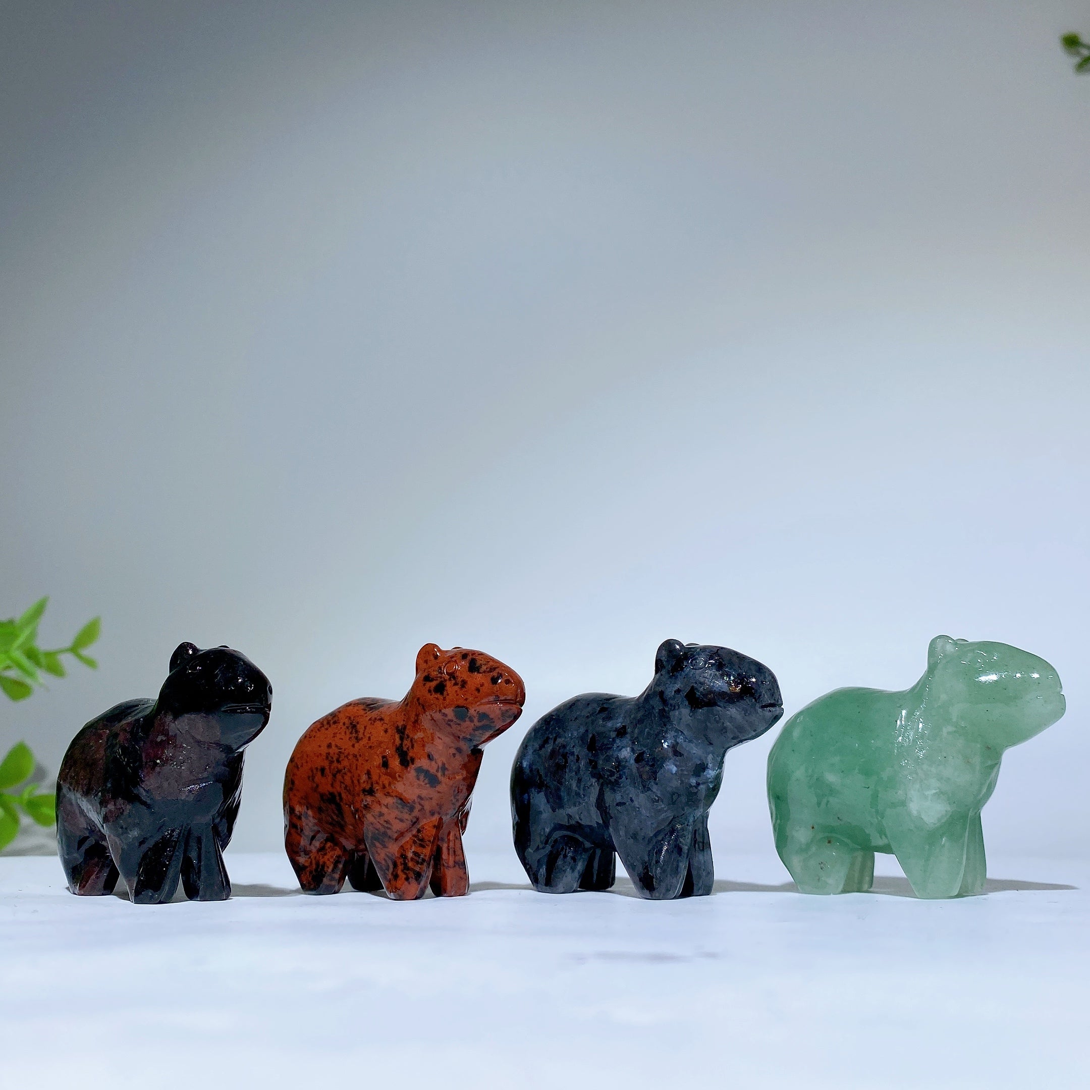 2.0 inch Crystal Capybara Figurine Healing Carvings