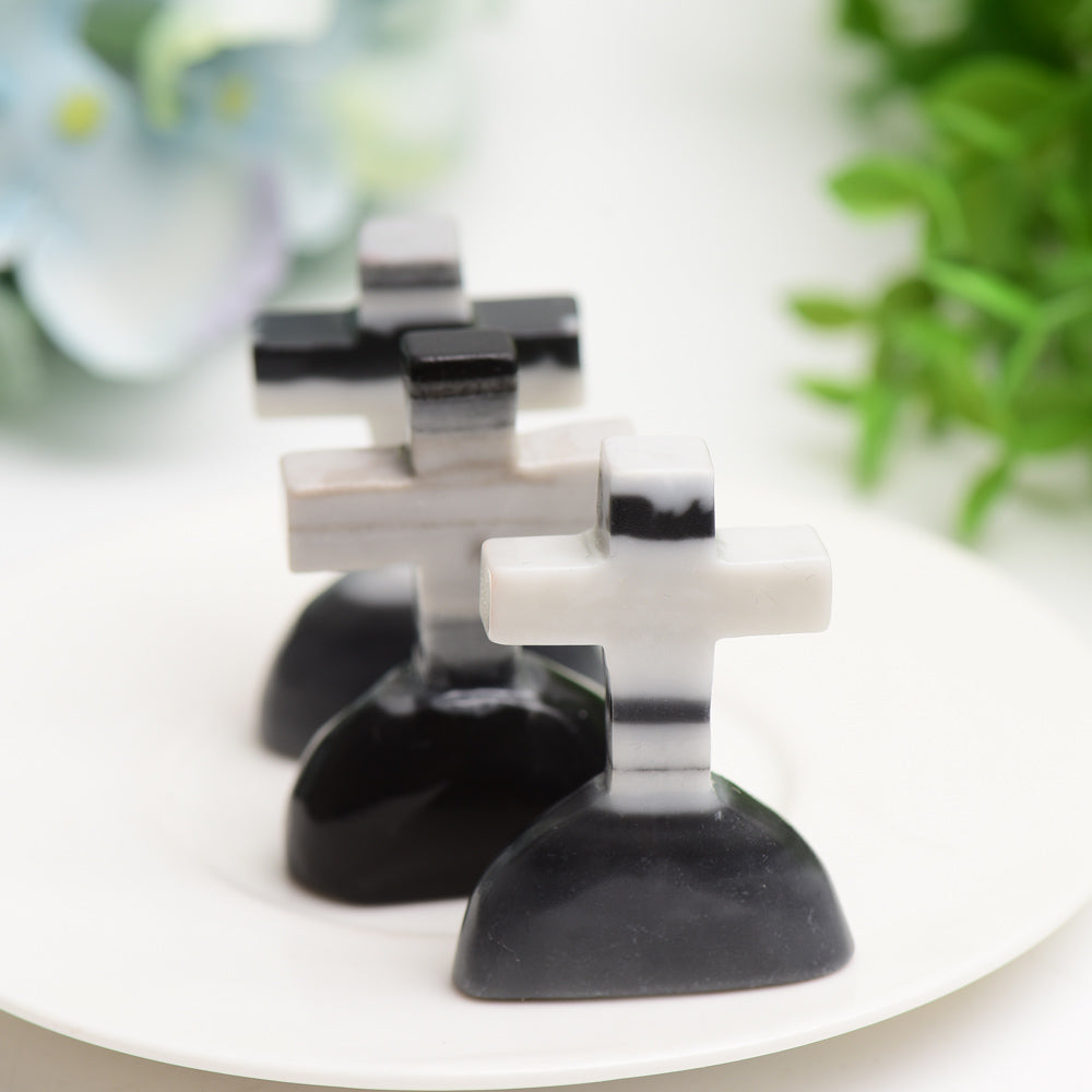 2.0 Inch Jade Tomb Crystal Carving for Halloween Decor