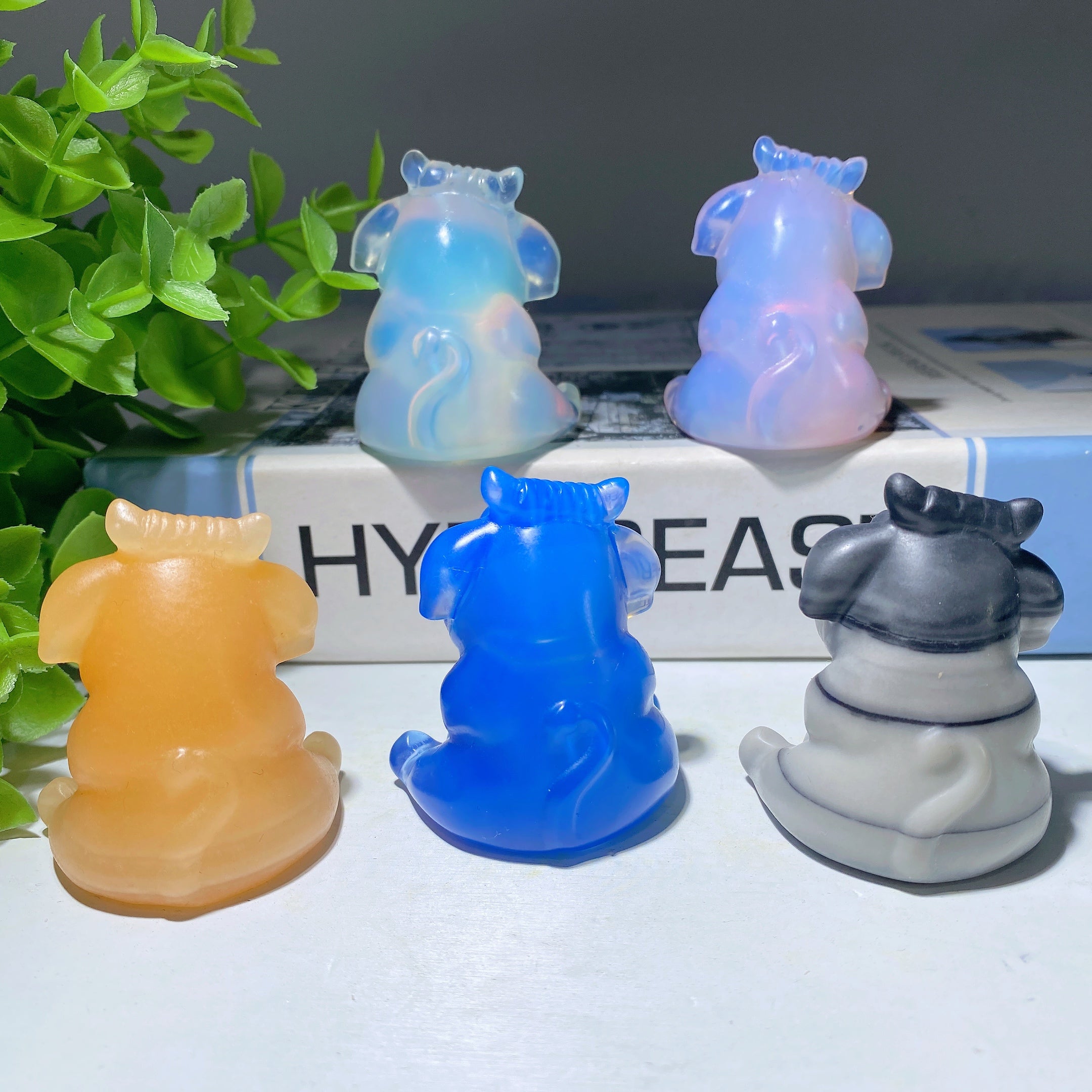 2.0 inch Mixed Crystal Animal Carvings for Healing & Energy