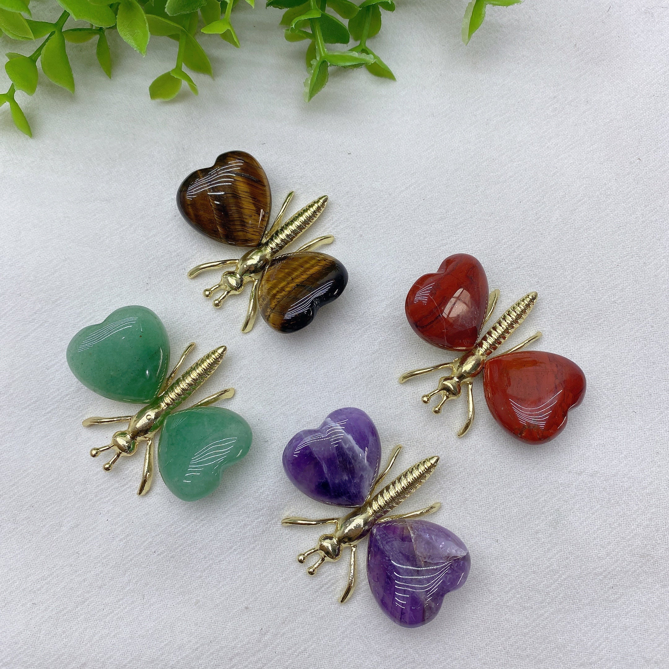 2.0 inch Mixed Crystal Butterfly Figurine for Healing