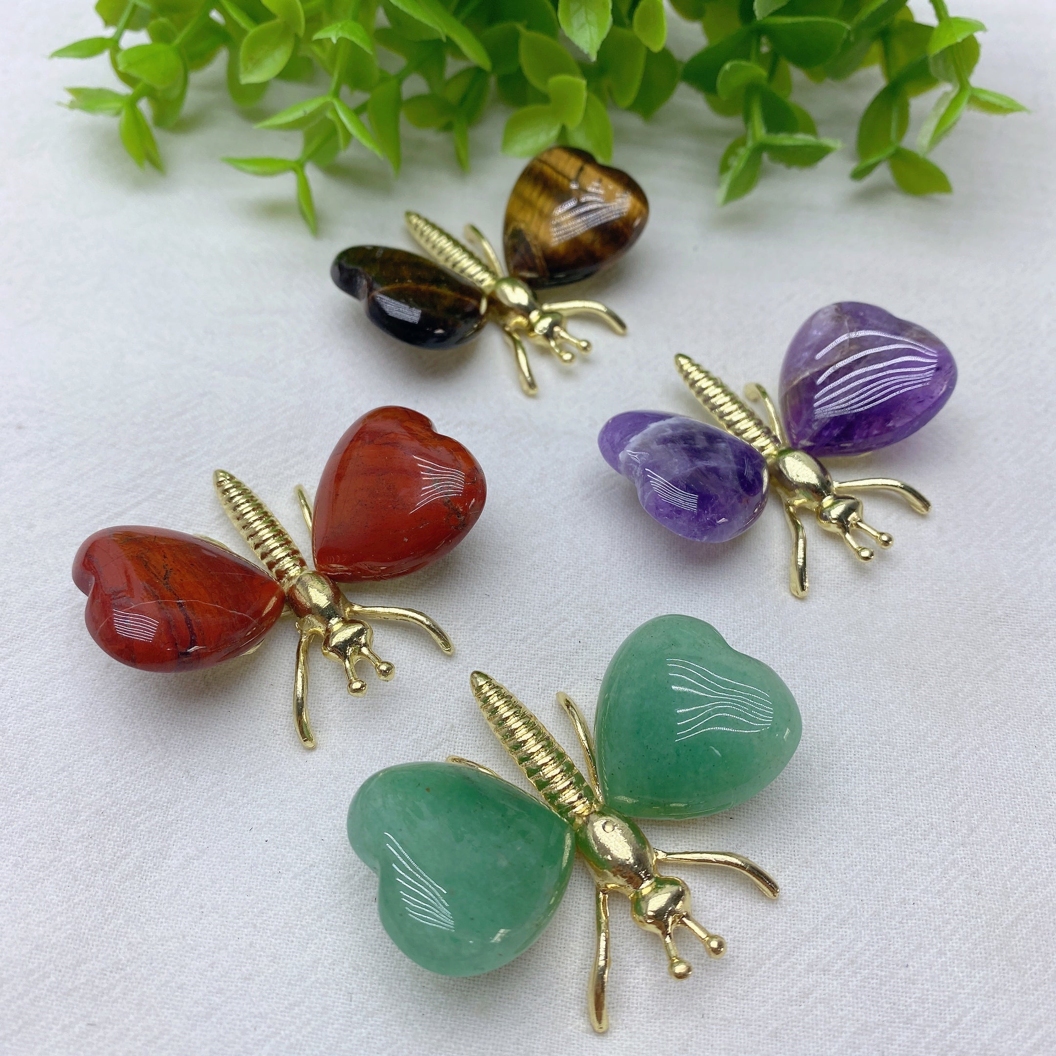 2.0 inch Mixed Crystal Butterfly Figurine for Healing