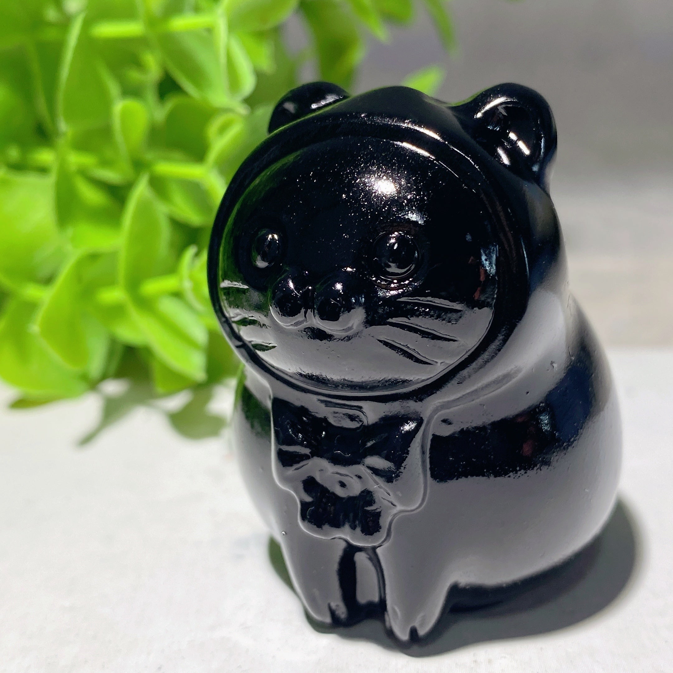 2.0 inch Mixed Crystal Cat Carvings for Healing