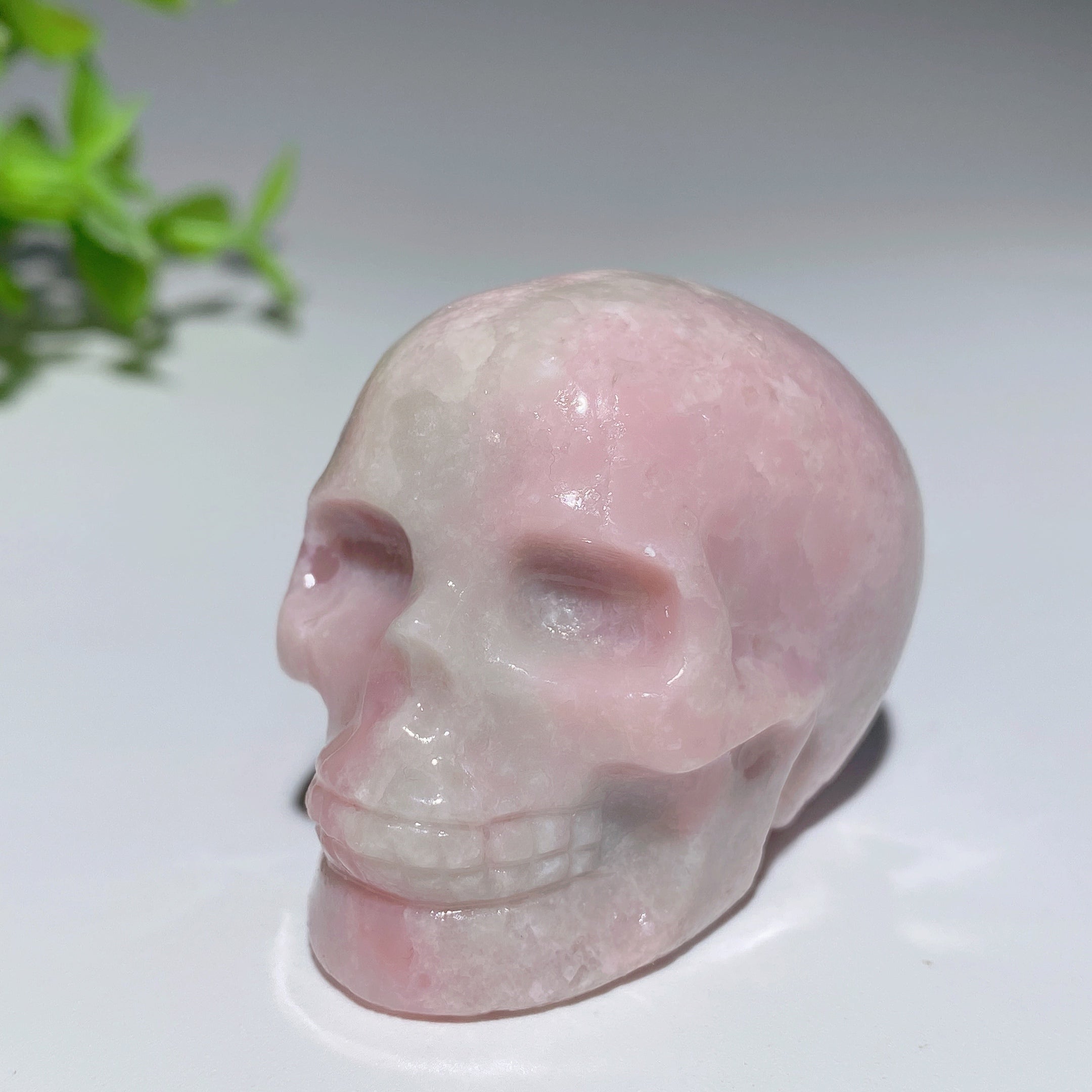 Sculptures de crânes en cristal mixtes de 2,0 pouces pour la guérison et la méditation