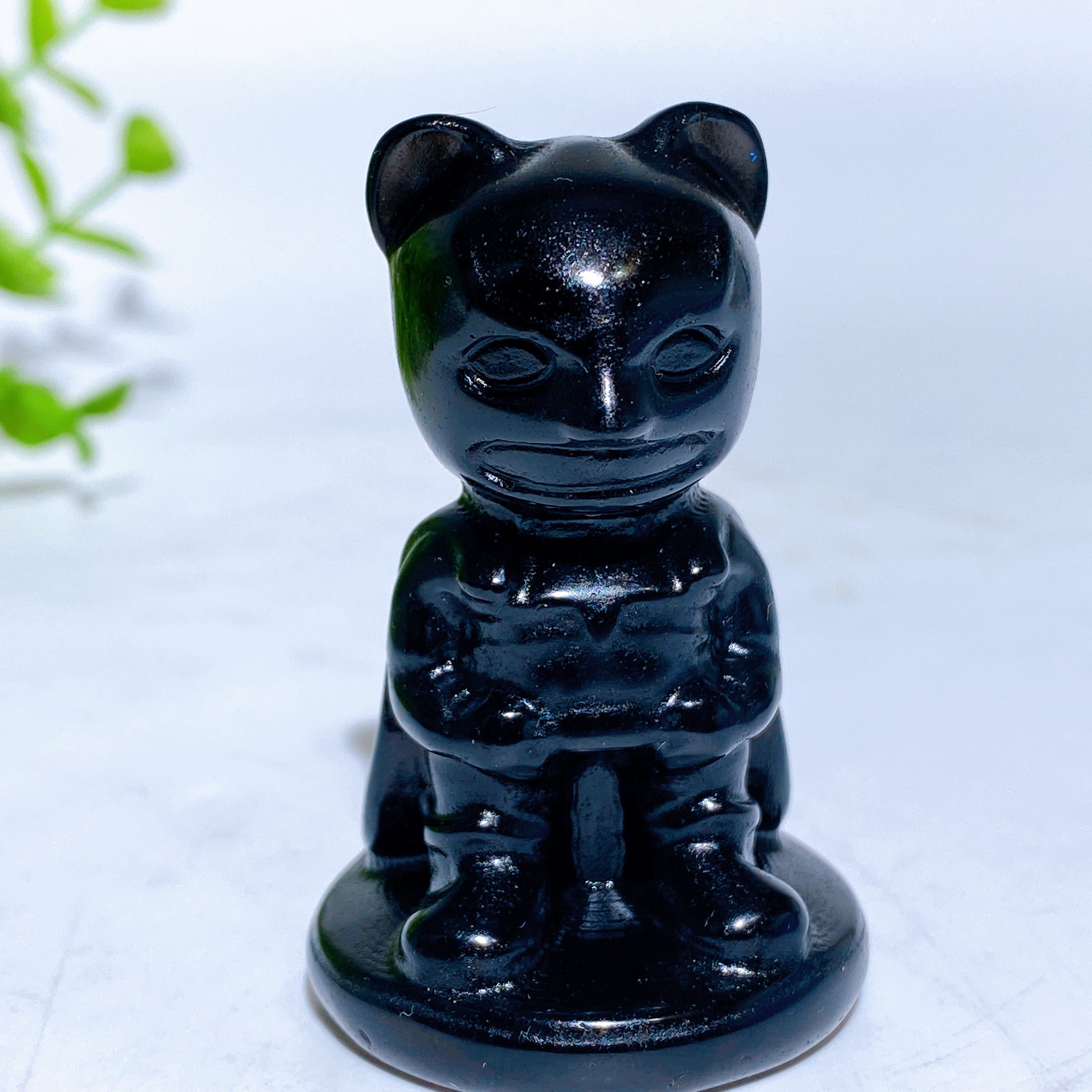 2.1" Black Obsidian Marvel Character Crystal Figurines