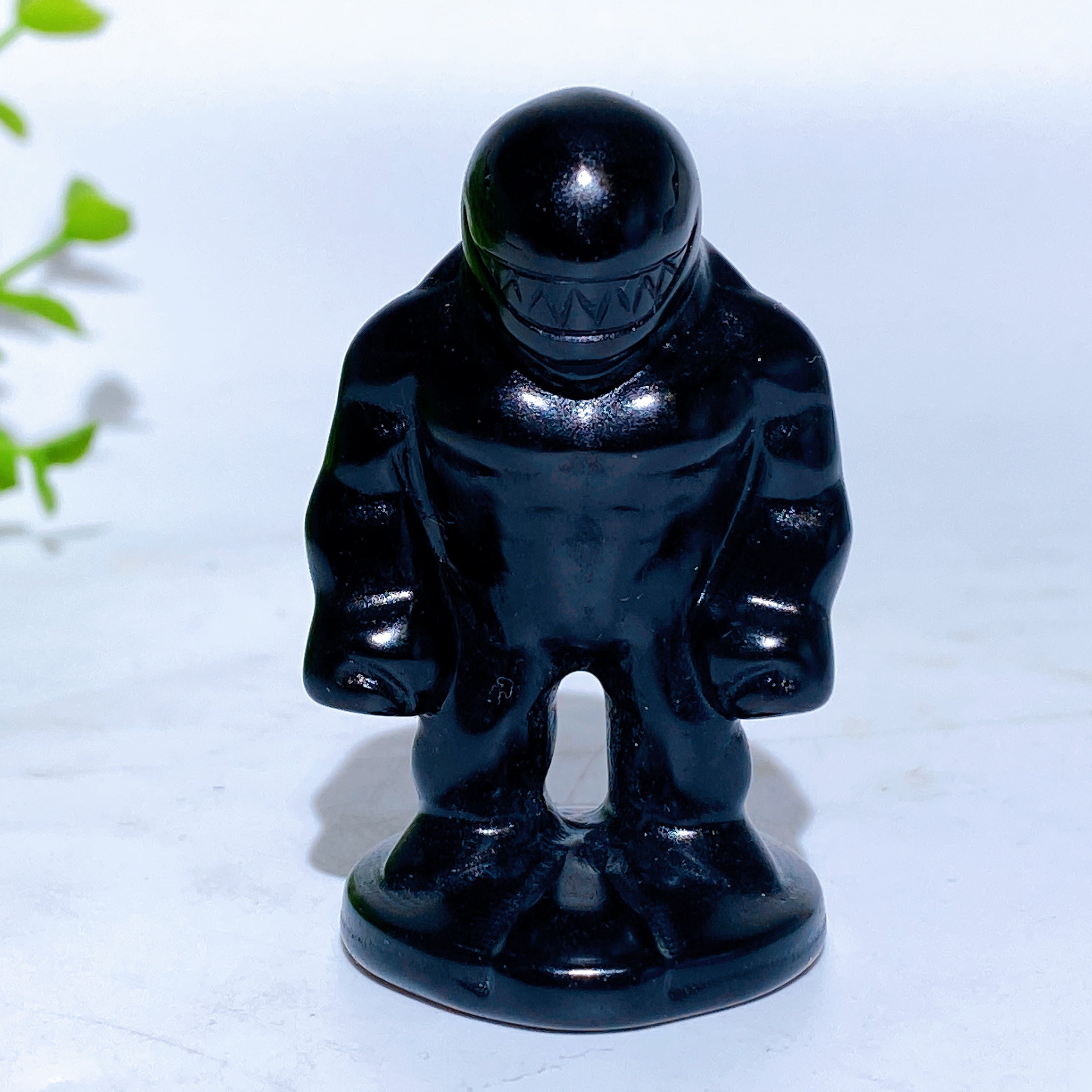 2.1" Black Obsidian Marvel Character Crystal Figurines