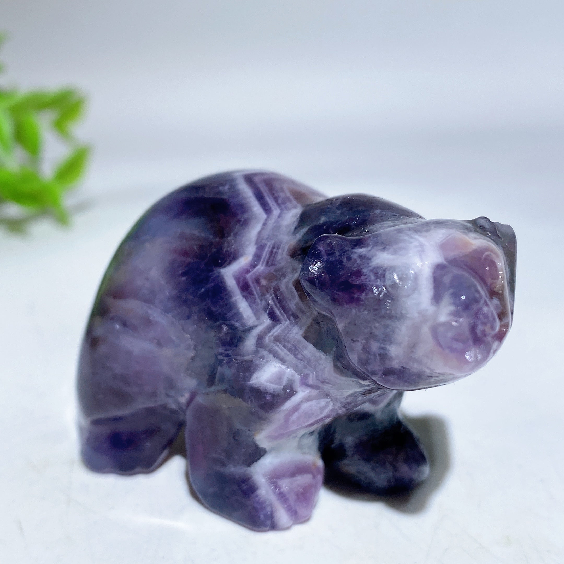 2.1 inch Crystal Bear Carving for Healing and Energy