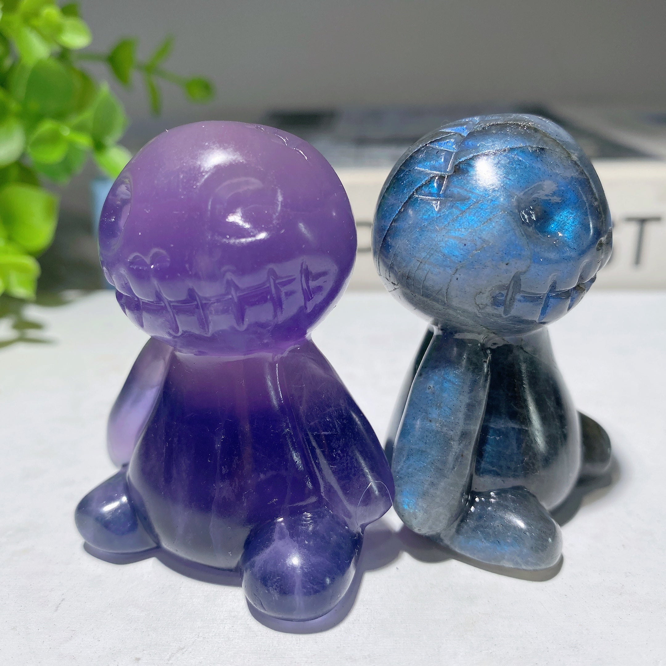 2.1 Inch Labradorite Crystal Voodoo Doll Figurine