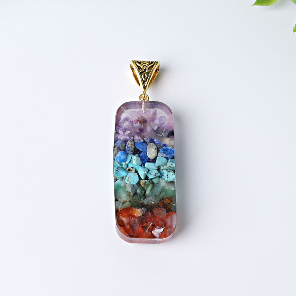 Pendentif chakra de 2,2 pouces pour la protection spirituelle