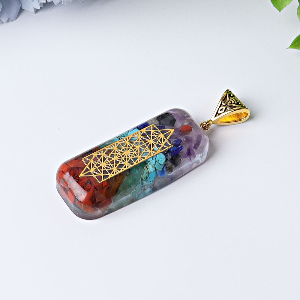 Pendentif chakra de 2,2 pouces pour la protection spirituelle