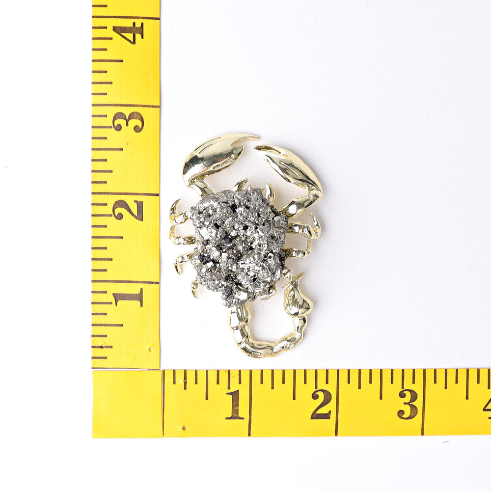 2.2 Inch Pyrite Scorpion Mini Crystal Specimen