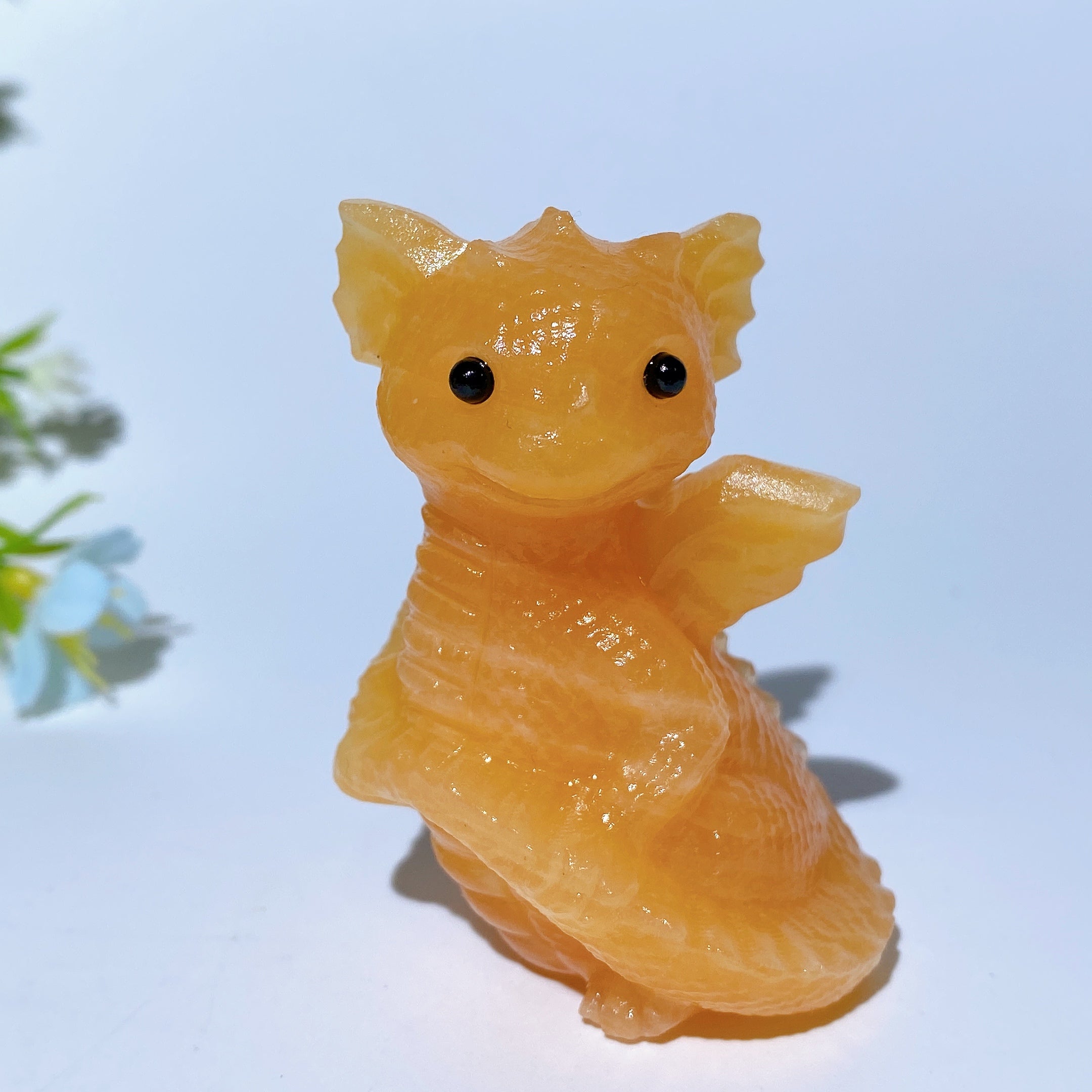 2.3 Inch Mixed Crystal Dragon Figurines for Healing Energy