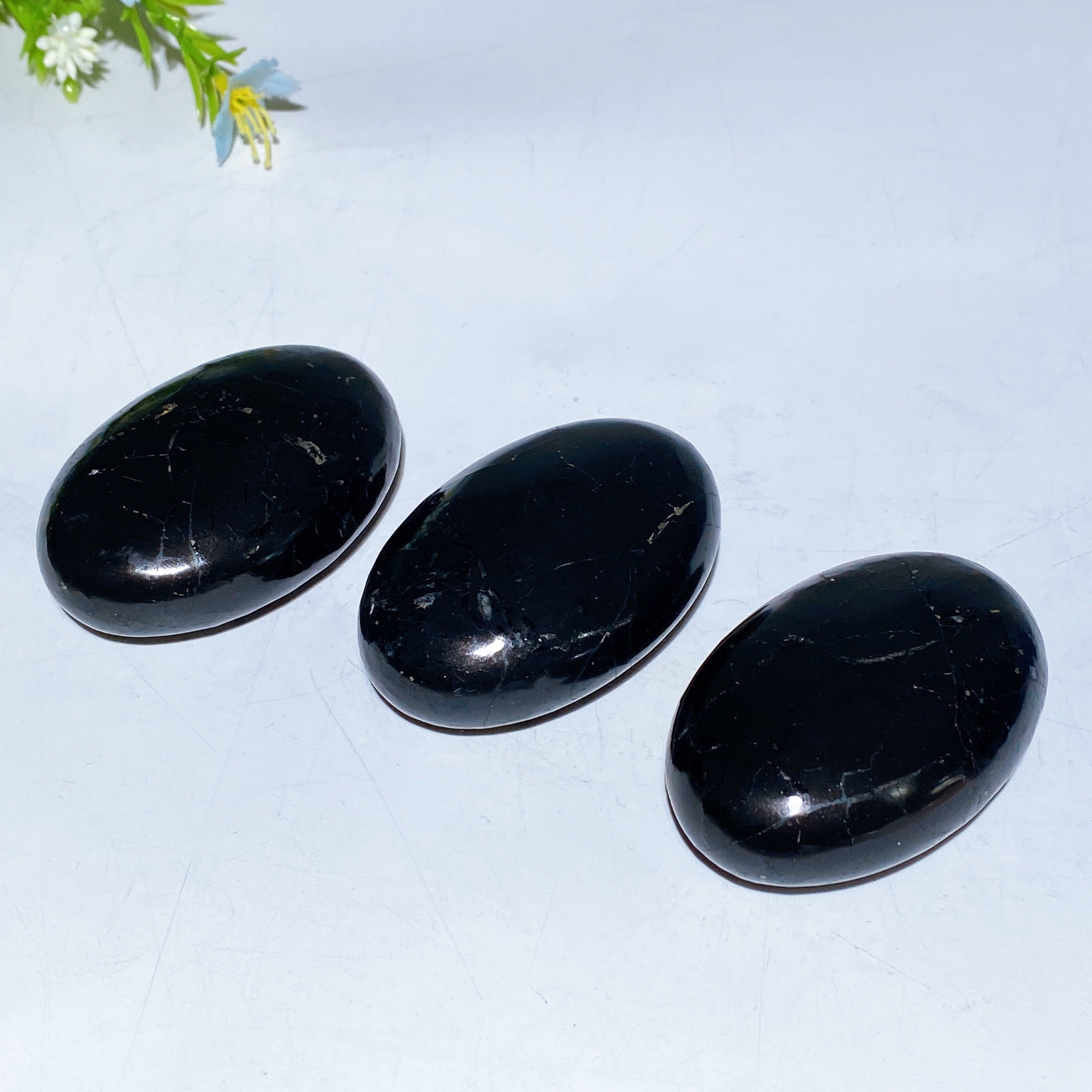 2.3 inch Schungite Energy Grounding Palm Stone