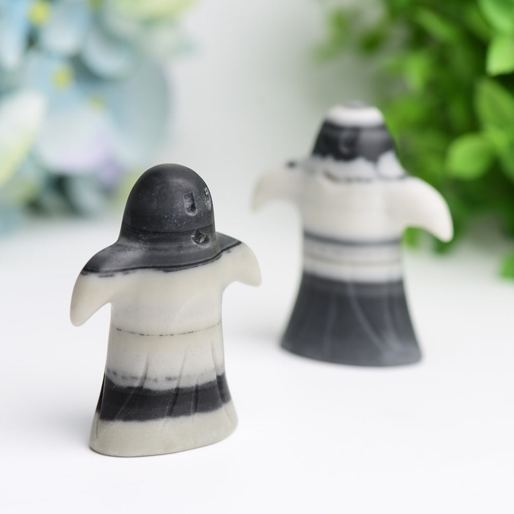 2.3-Inch Taiji Ghost Crystal Figurine for Halloween Decor