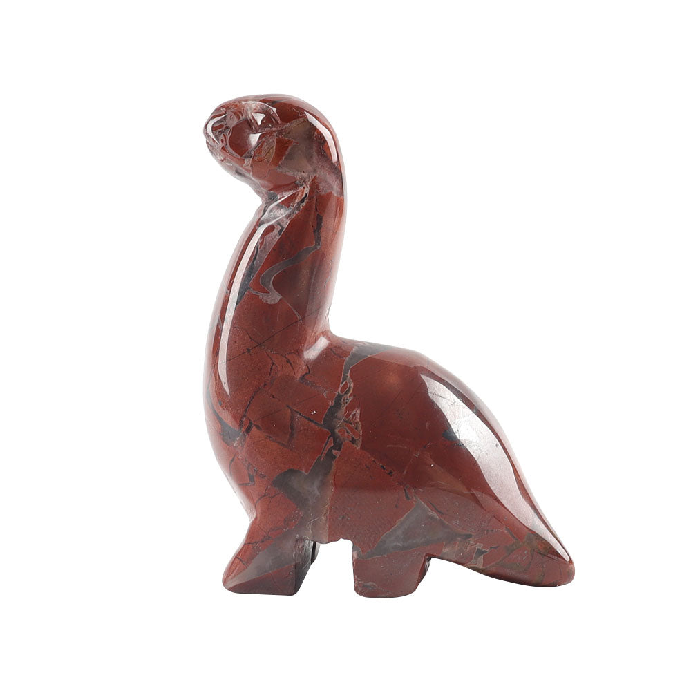 2.34-inch Dalmatian Polished Crystal Dinosaur Carving