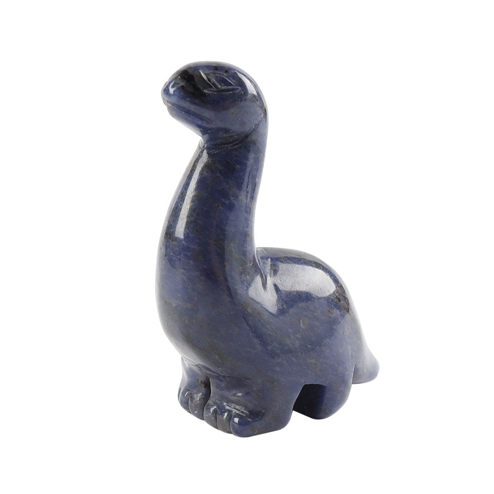 2.34-inch Dalmatian Polished Crystal Dinosaur Carving