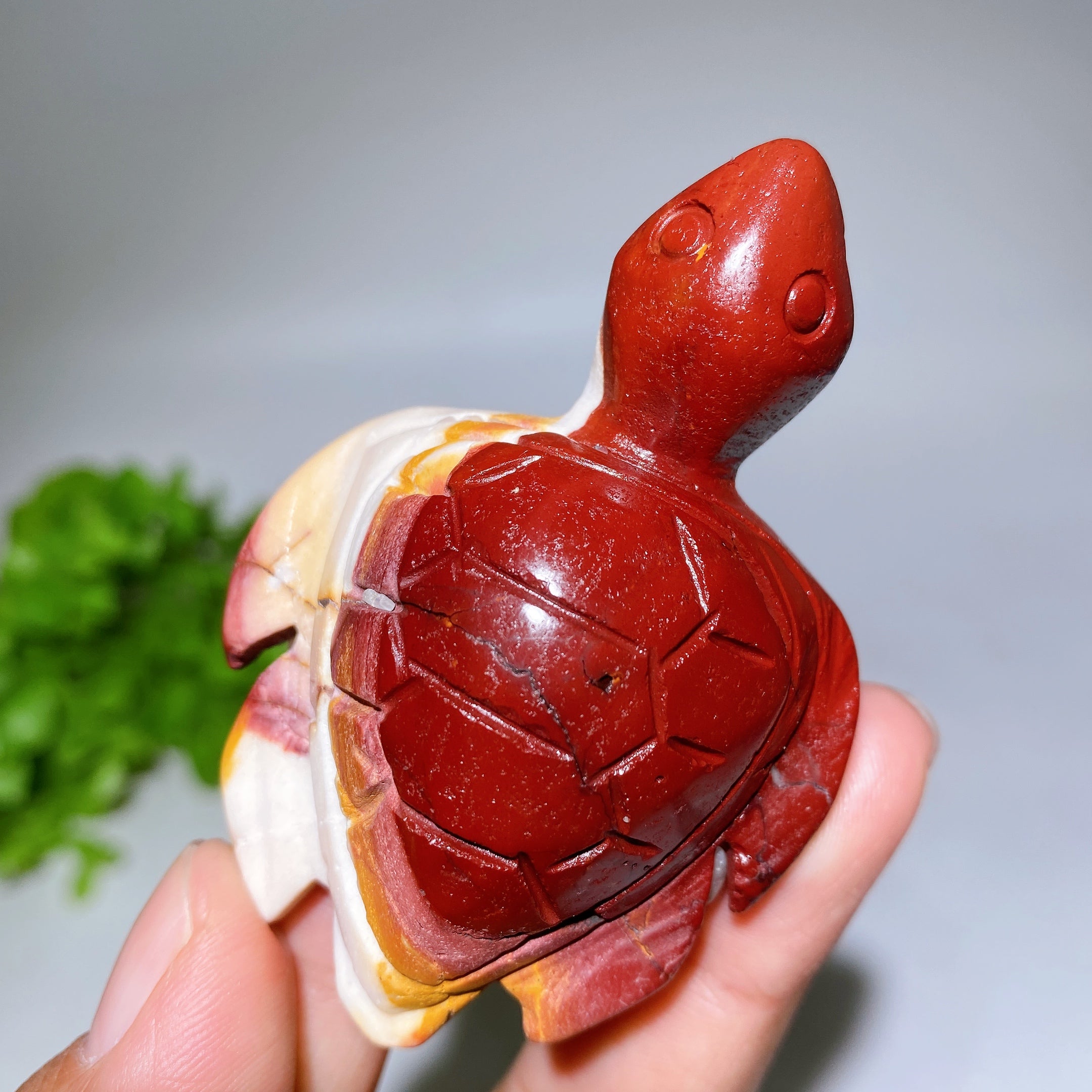 2.4-2.9 inch Mookite Crystal Turtle Carving for Healing