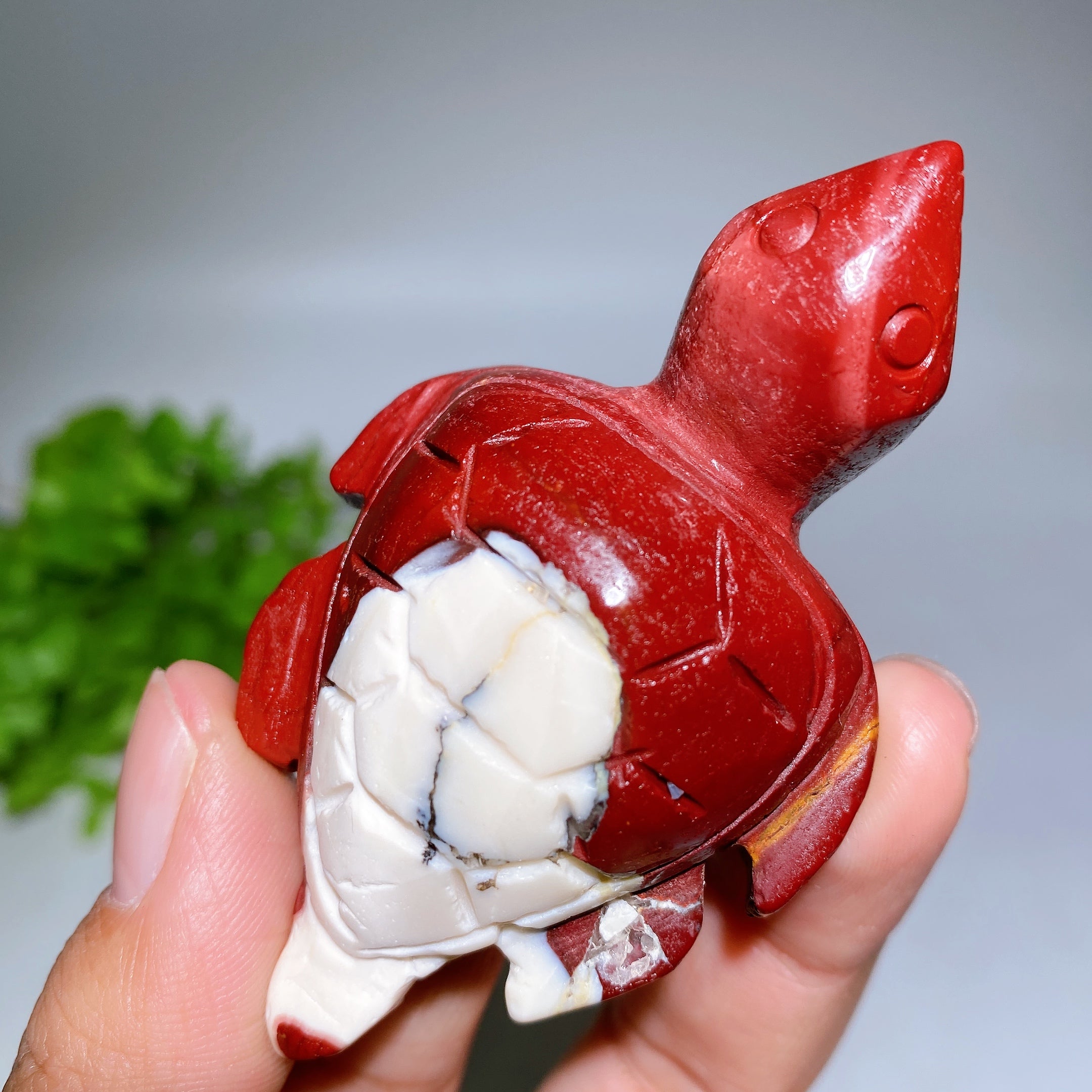 2.4-2.9 inch Mookite Crystal Turtle Carving for Healing