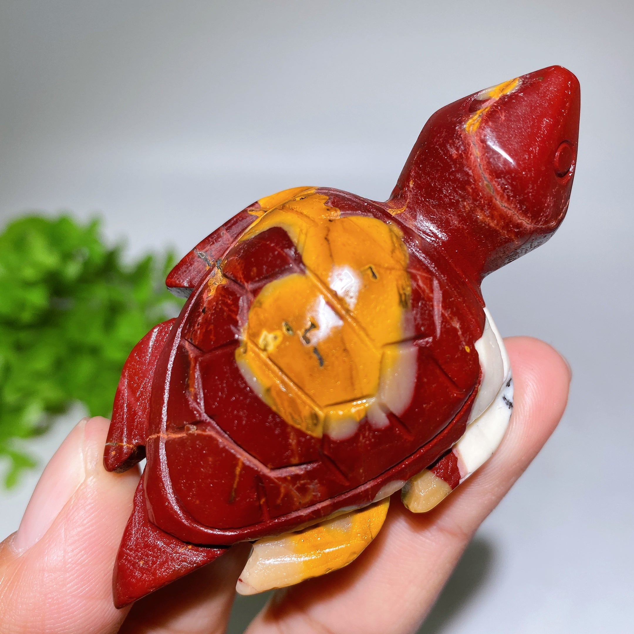 2.4-2.9 inch Mookite Crystal Turtle Carving for Healing