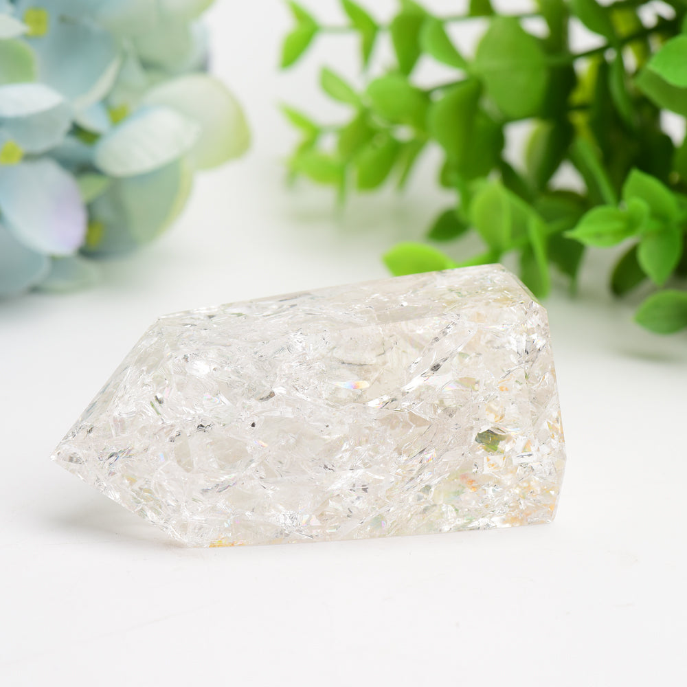 2.5-4.0 inch Clear Quartz Crystal Tower for Healing