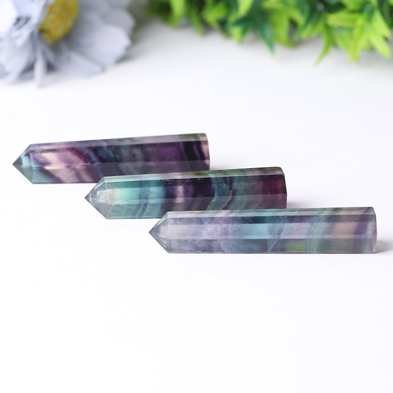 2.5-4.5 Inches Fluorite Crystal Towers Healing Energy