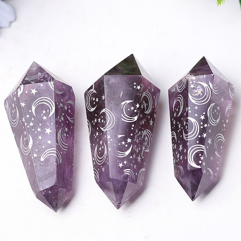 2.5" Amethyst Double Terminated Crystal for Healing