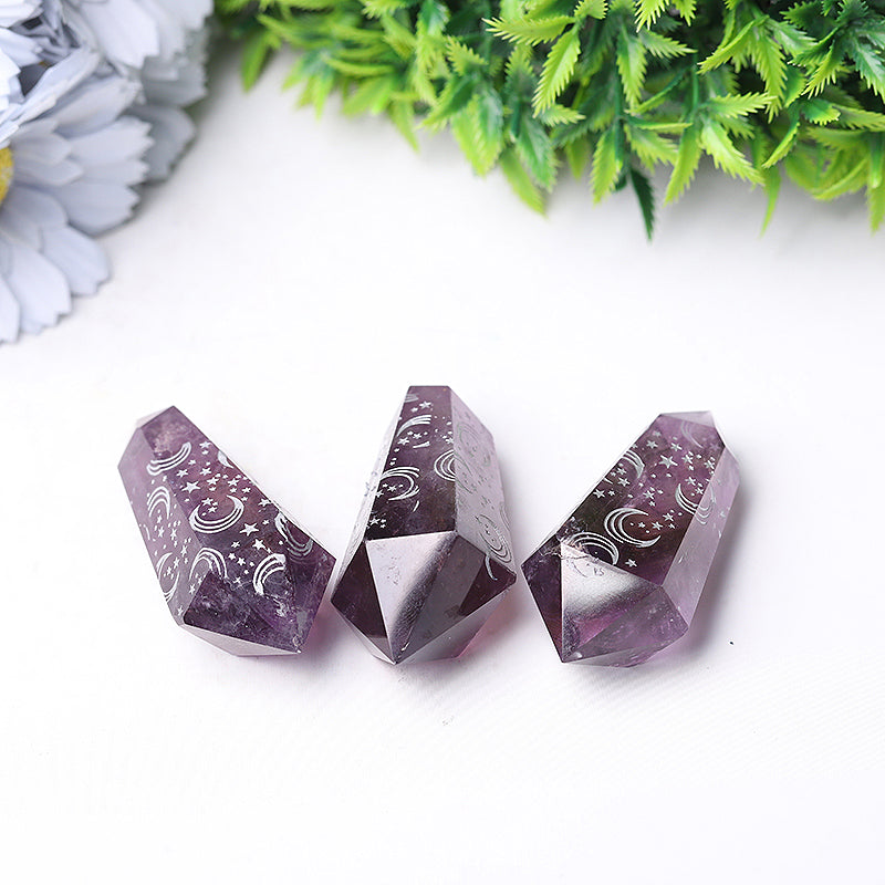 2.5" Amethyst Double Terminated Crystal for Healing