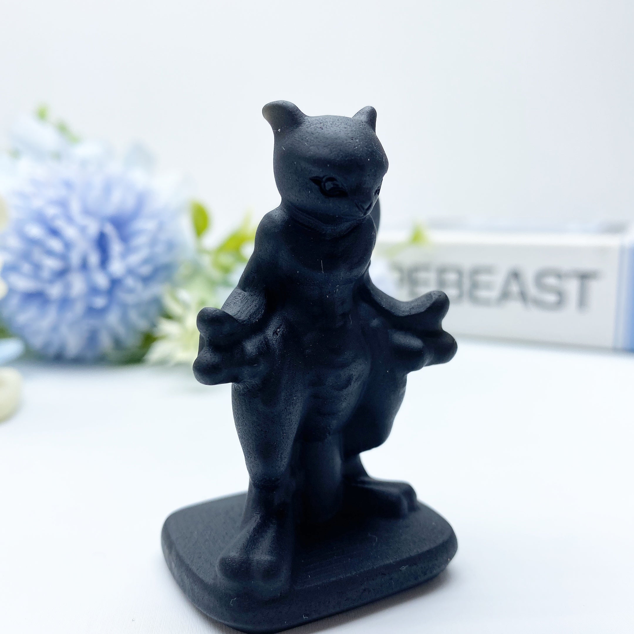 2.5" Black Obsidian and Serpentine Animal Figurines | Spirit Totems