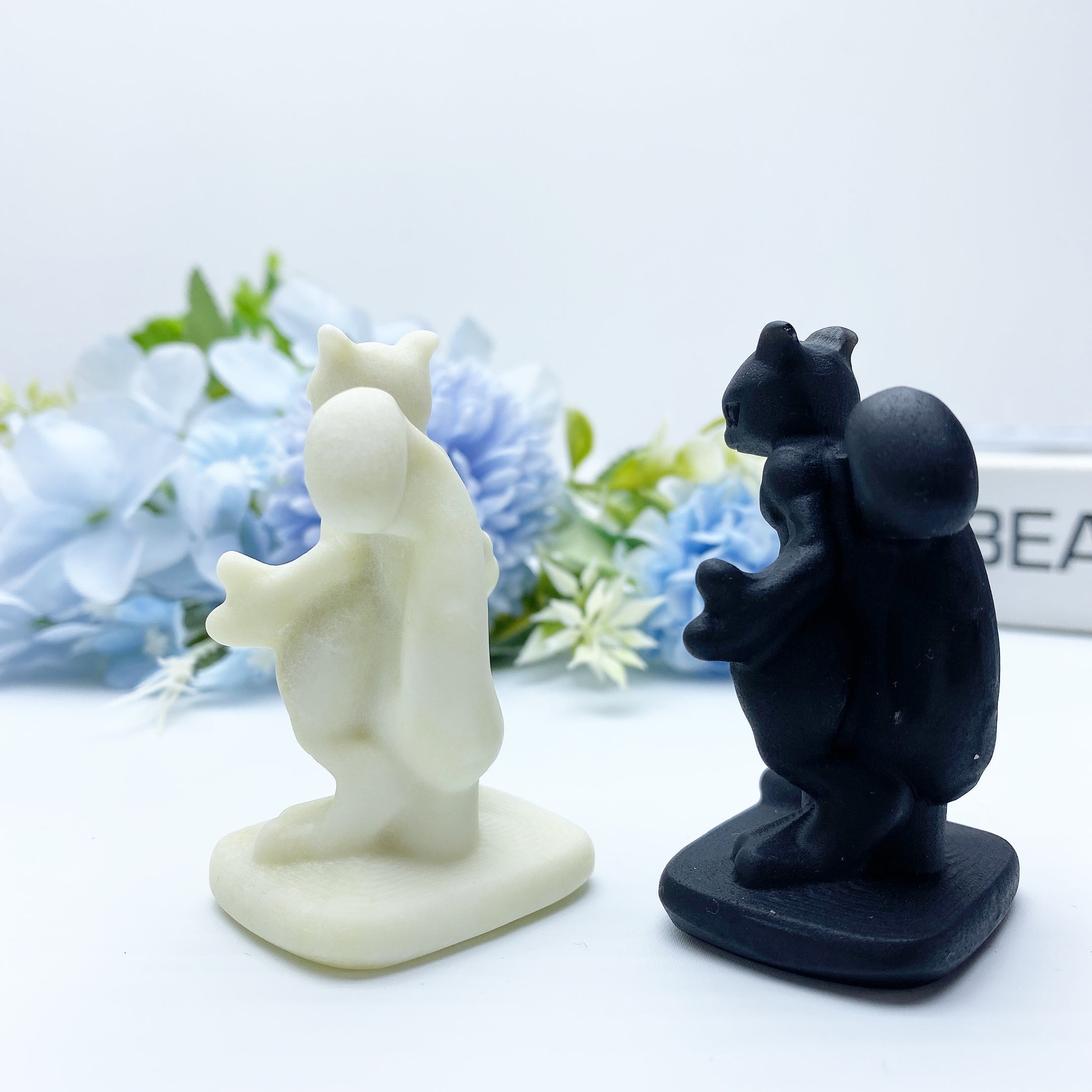 2.5" Black Obsidian and Serpentine Animal Figurines | Spirit Totems
