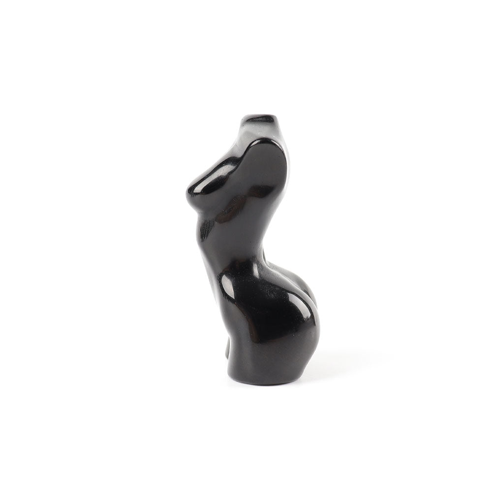 2.5 Inch Black Obsidian Crystal Figurine Carving