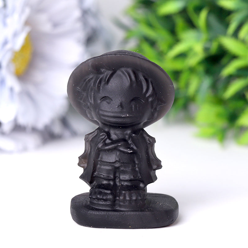 2.5 Inch Black Obsidian Spiritual Crystal Figurine