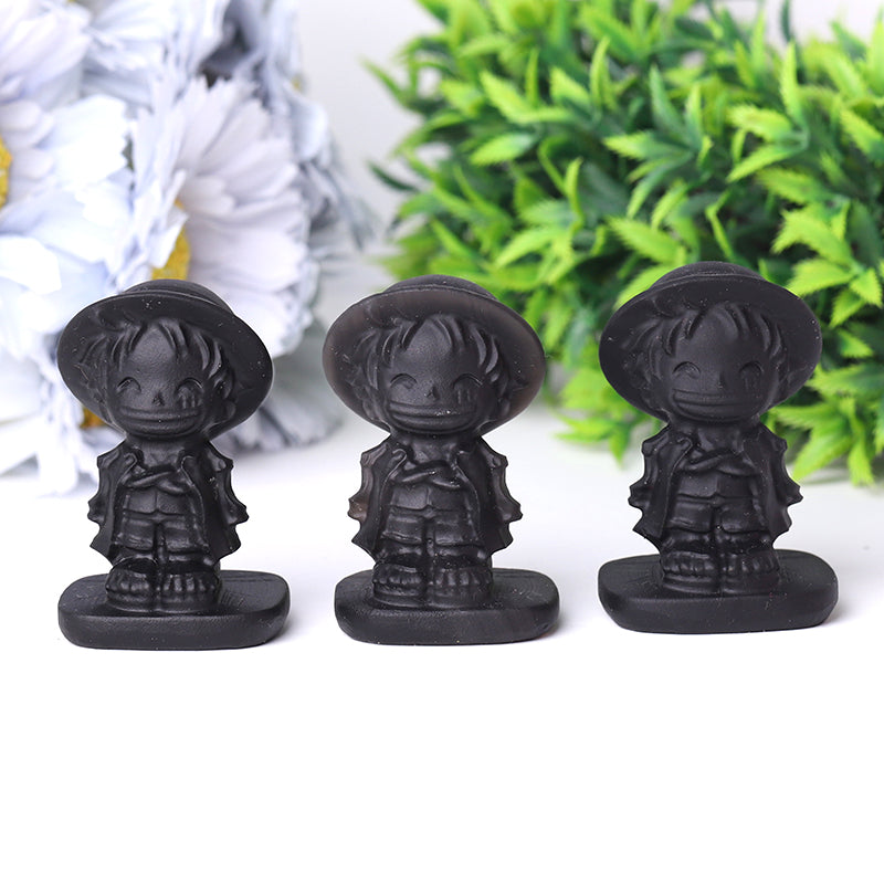 2.5 Inch Black Obsidian Spiritual Crystal Figurine