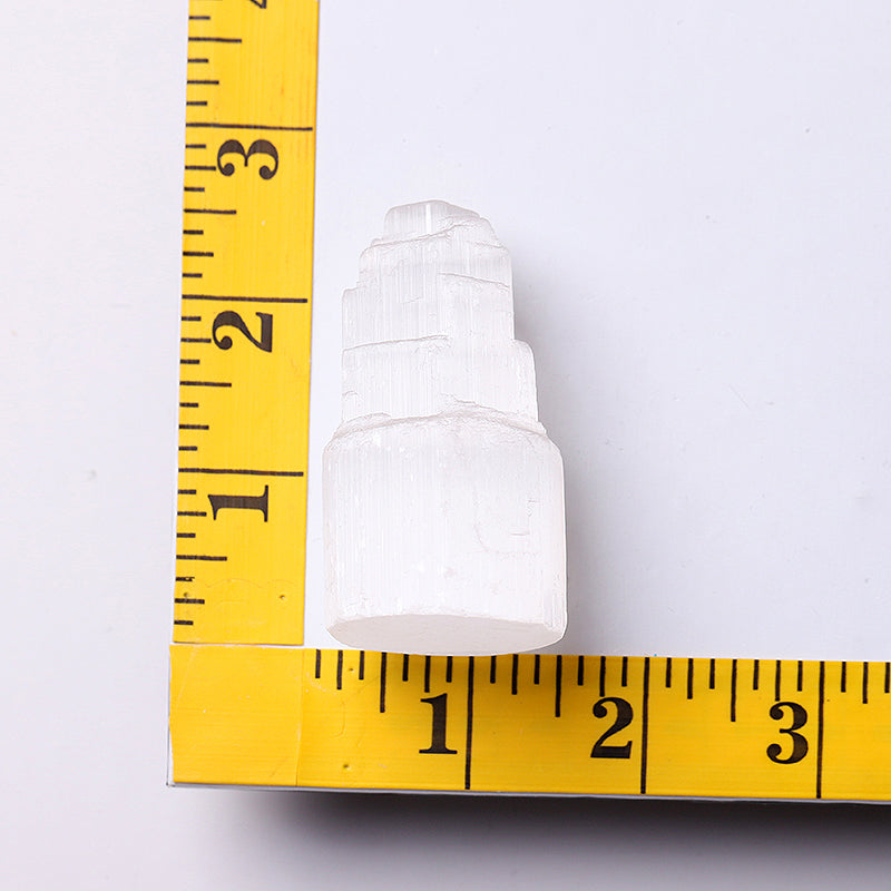 2.5 Inch Selenite Crystal Tower for Meditation & Energy