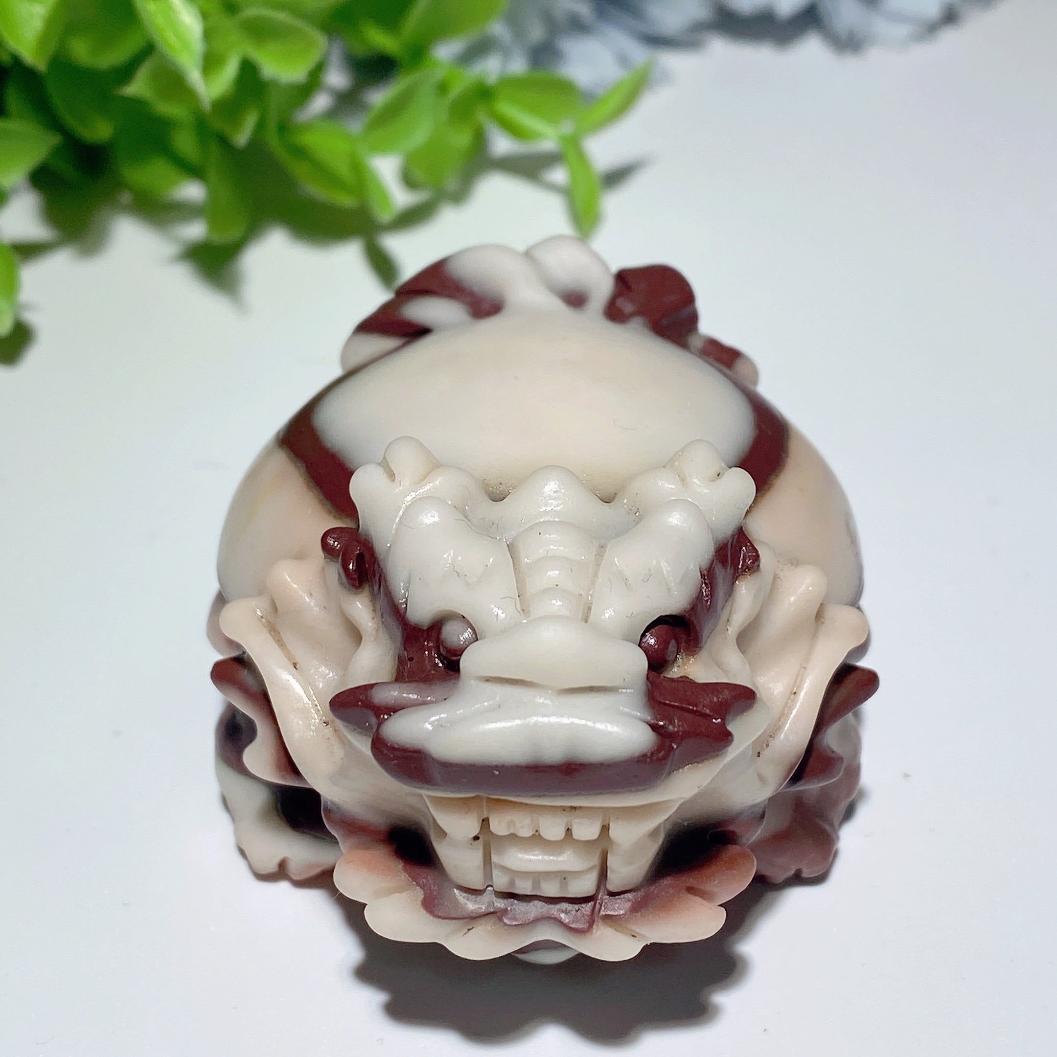 2.6 Inch Jade Pixiu Crystal Animal Carving for Healing