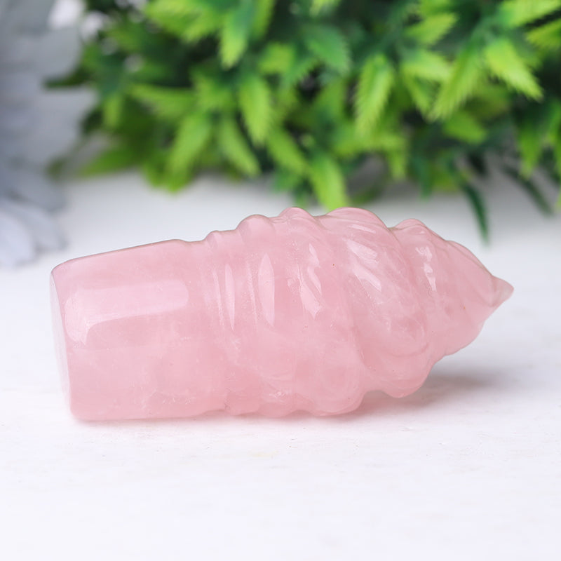 2.76-inch Green Aventurine Ice Cream Crystal Figurine